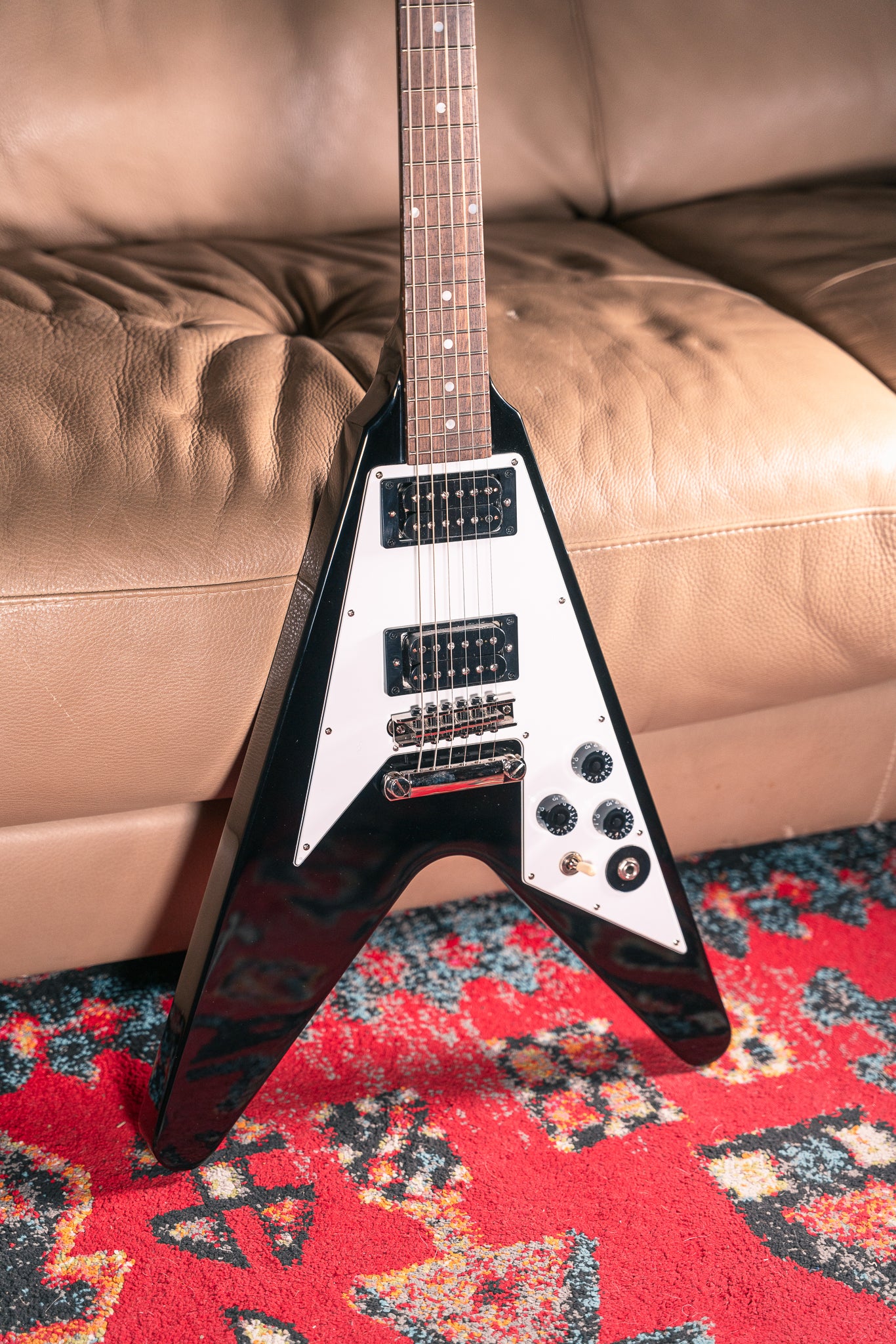 Epiphone Kirk Hammett 1979 Flying V in Ebony