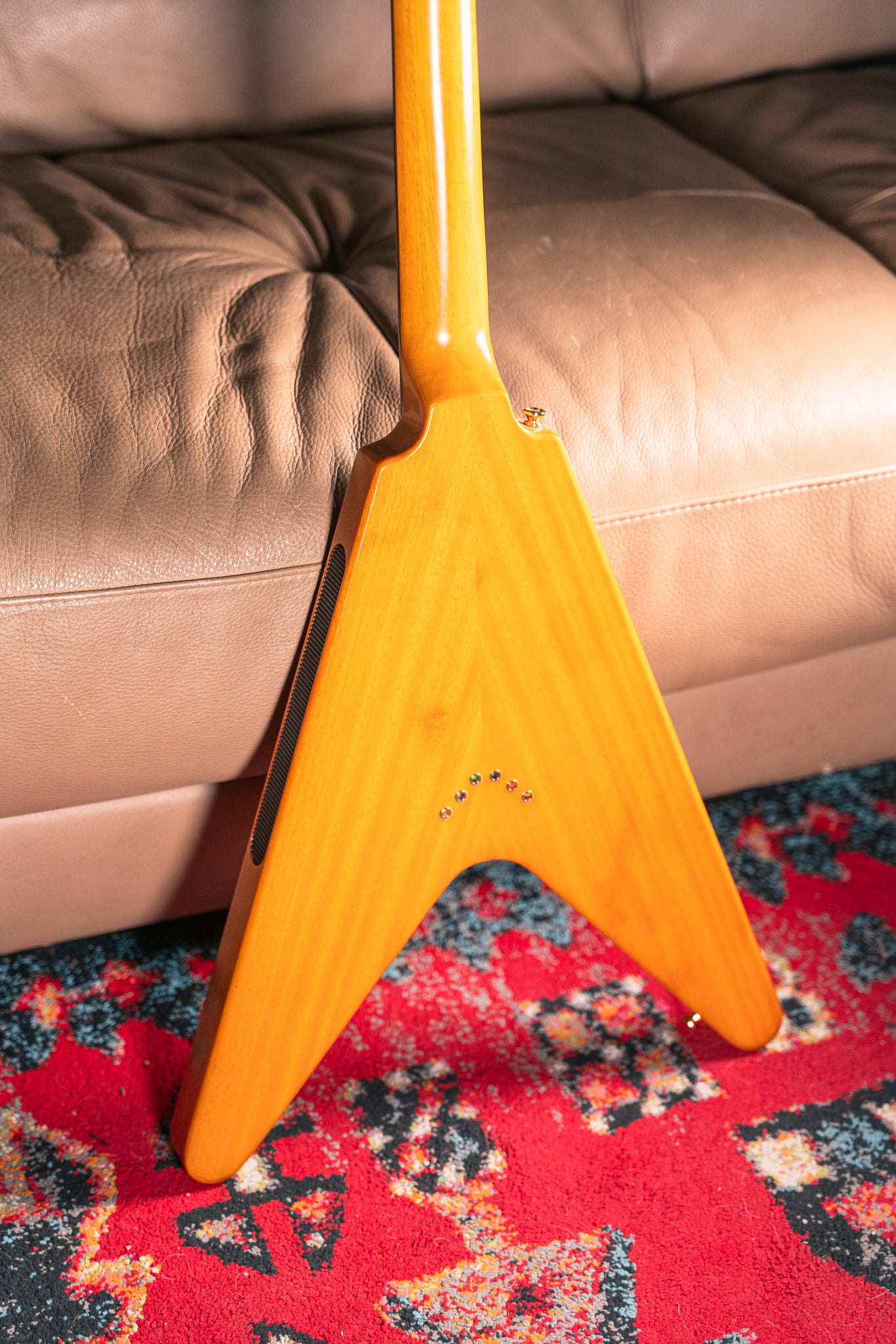 Epiphone IGC 1958 Korina Flying V in Aged Natural