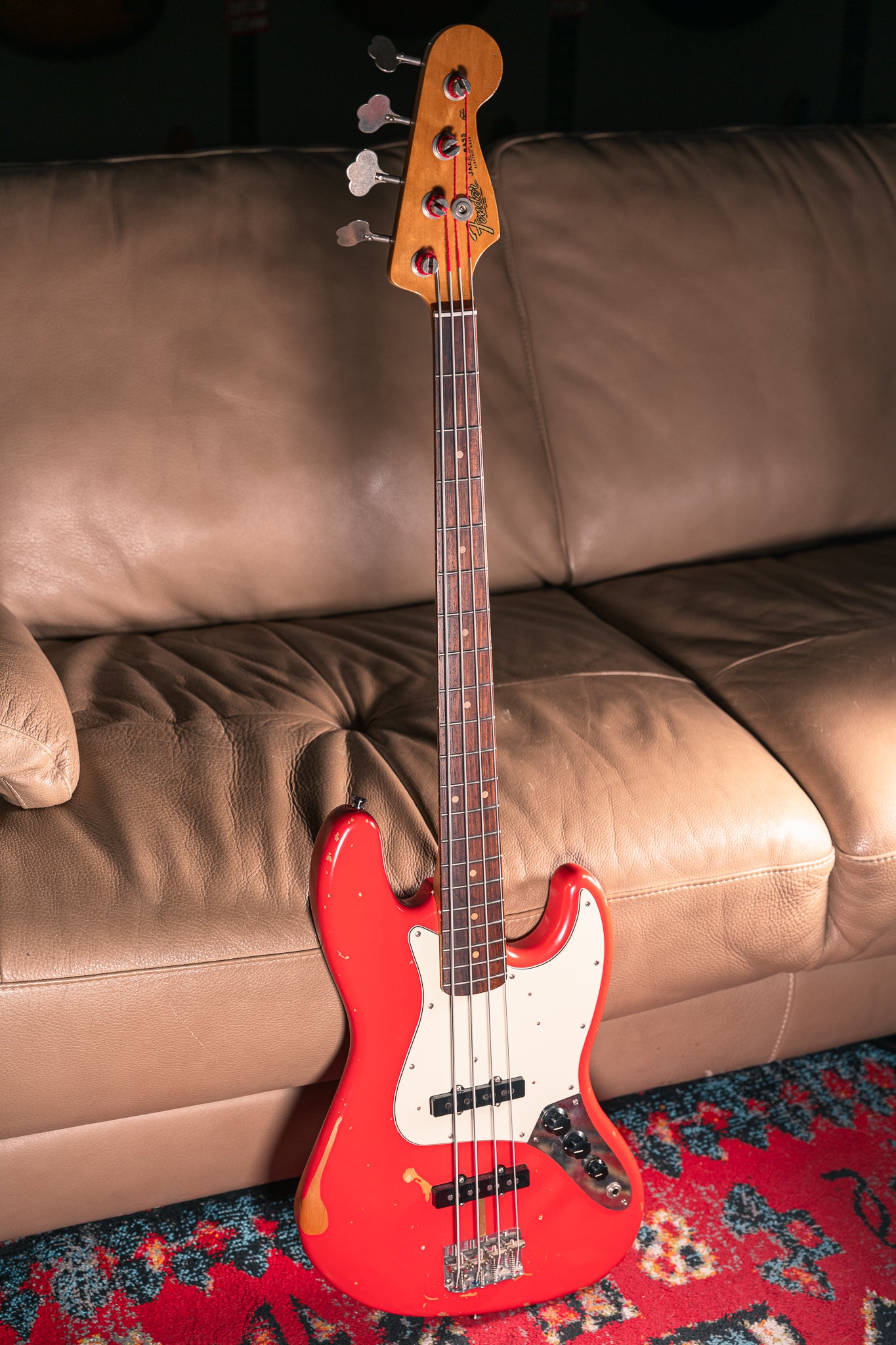 Fender - 2012 - Road Worn '60s Jazz Bass in Fiesta Red, Pre-Owned