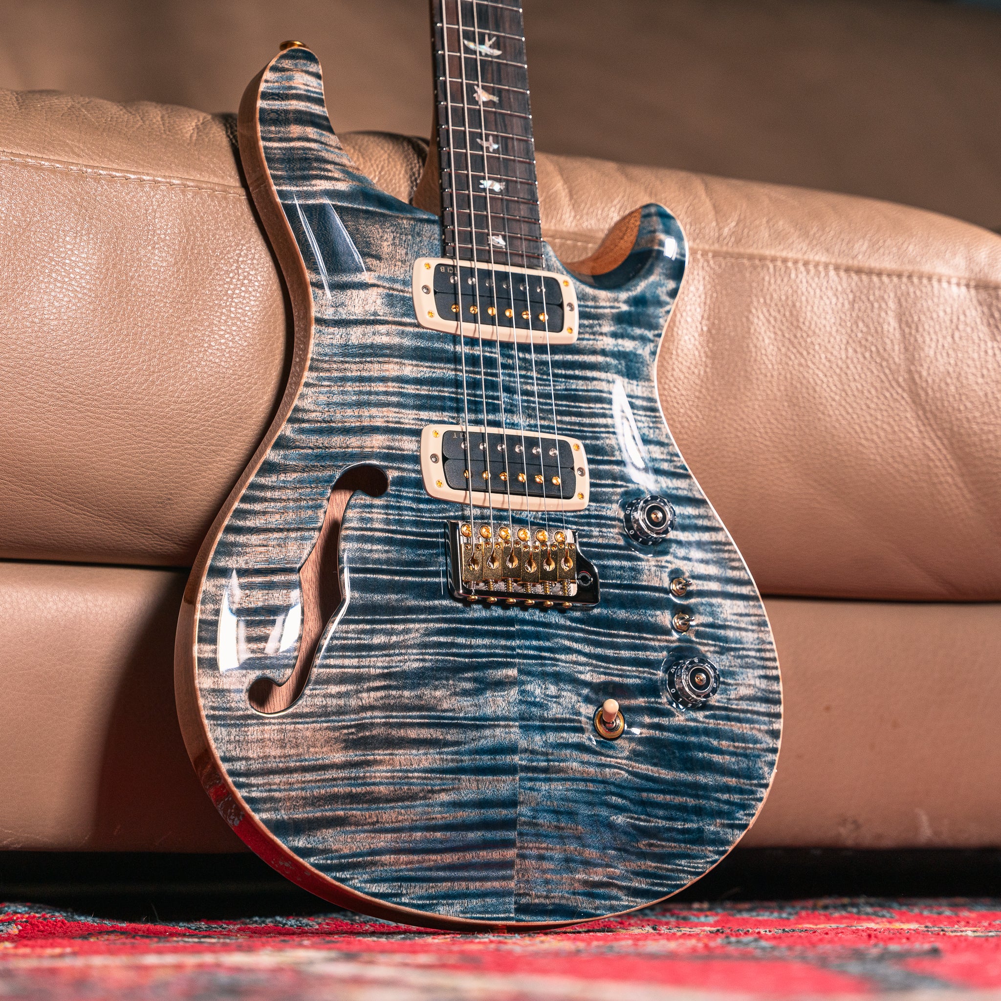 PRS 40th Anniversary Custom 24-08 Semi-Hollow LTD in Faded Whale Blue