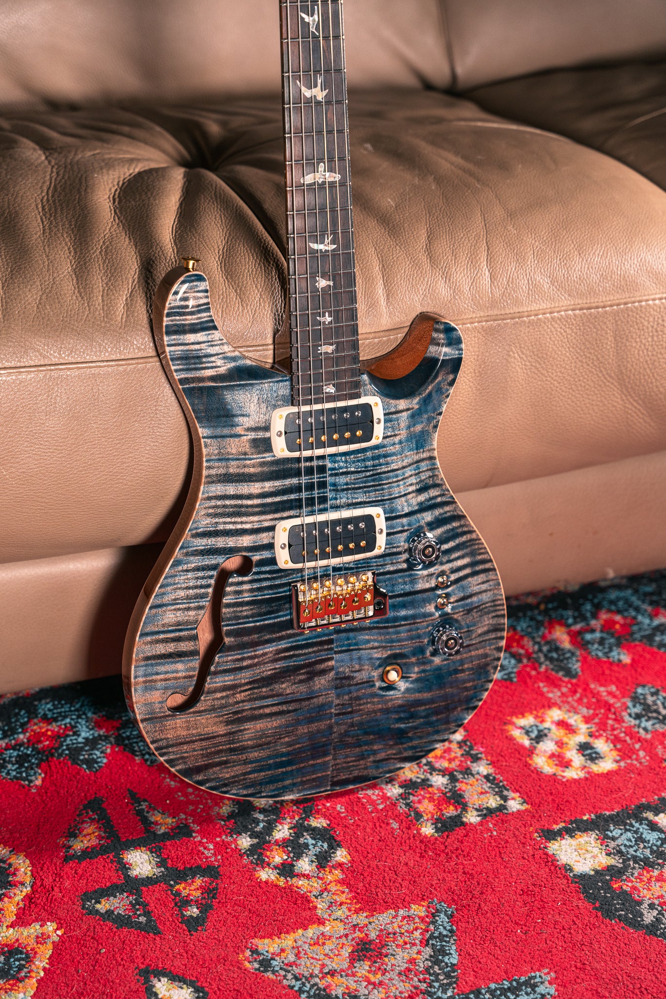 PRS 40th Anniversary Custom 24-08 Semi-Hollow LTD in Faded Whale Blue