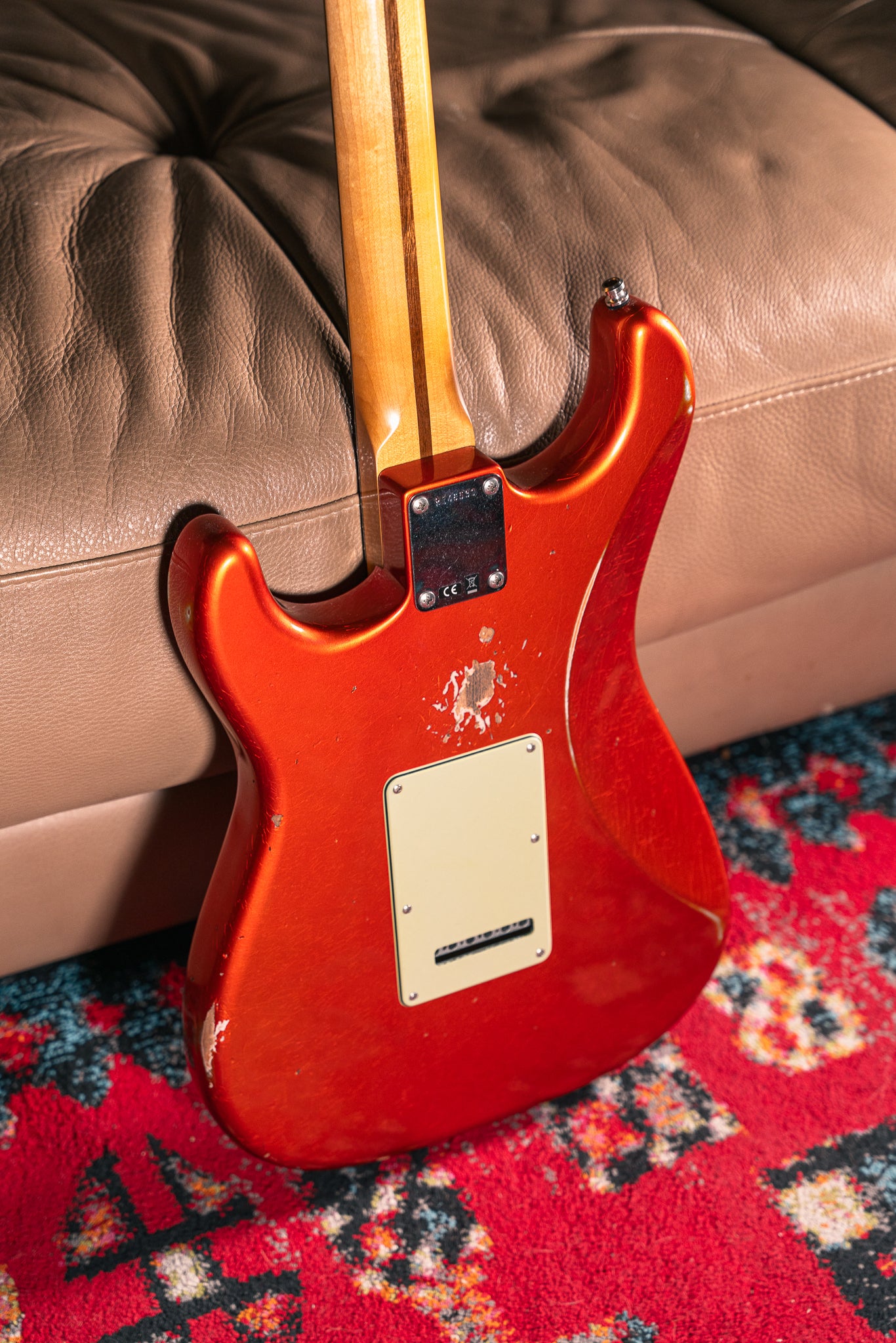 ★Custom Relic Candy A Red Stratocaster★ Fender Custom Shop Deluxe Stratocaster Relic in Candy Tangerine