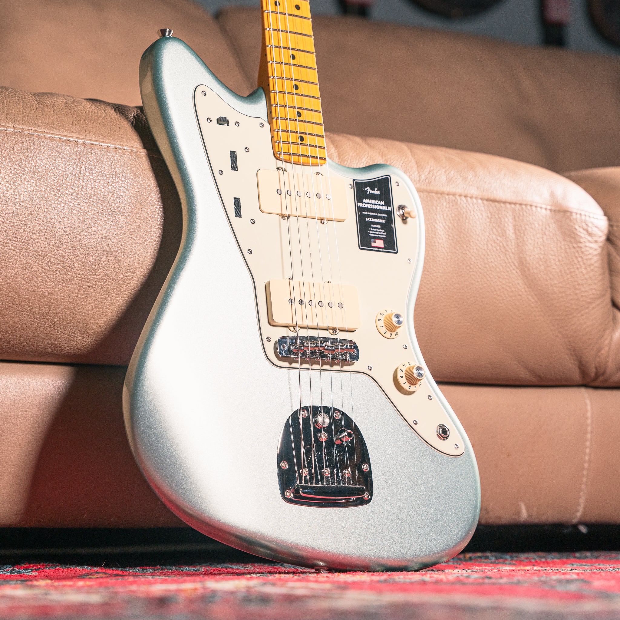Fender American Professional II Jazzmaster in Mystic Surf Green