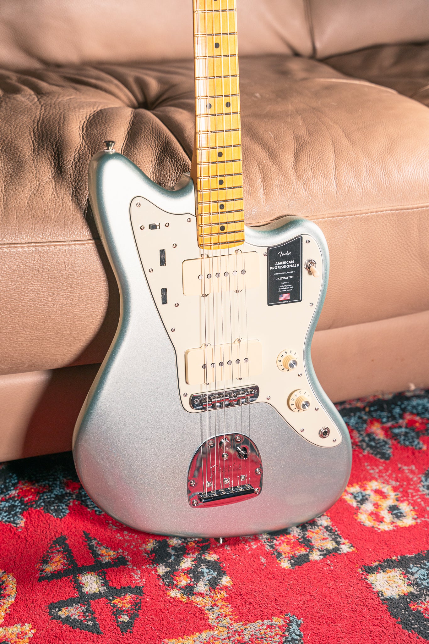 Fender American Professional II Jazzmaster in Mystic Surf Green