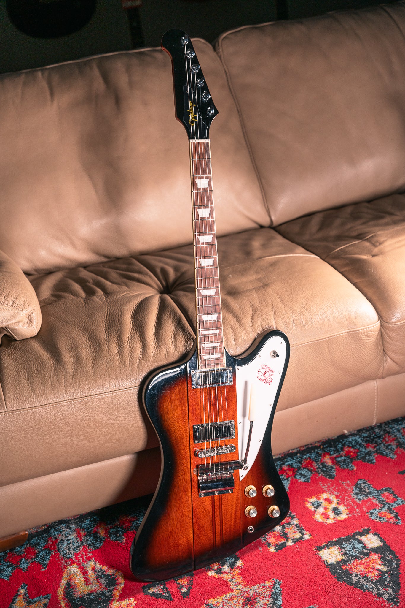 Epiphone Firebird in Tobacco Sunburst, Pre-Owned