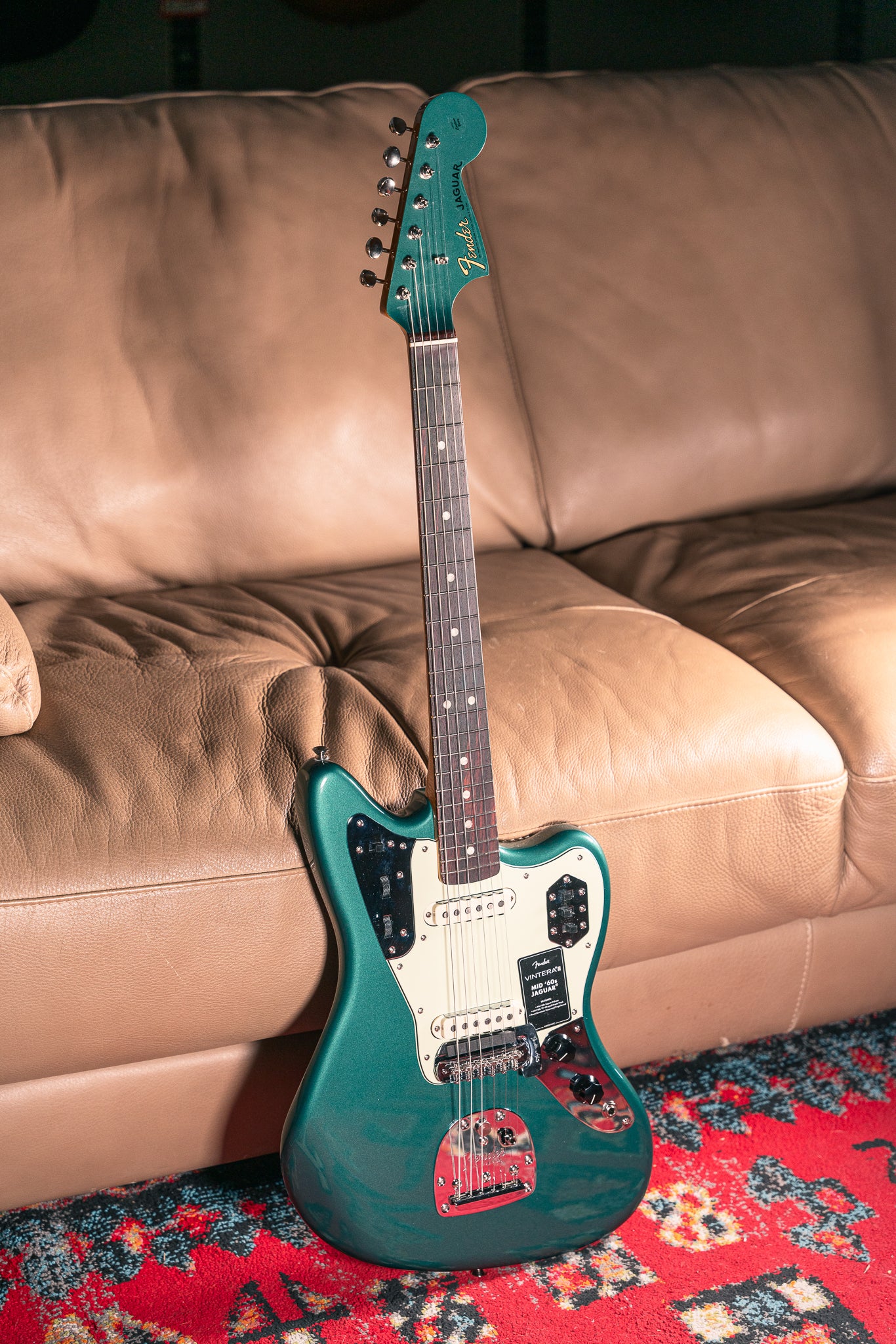 Fender Vintera III Mid '60s Jaguar in Sherwood Green Metallic