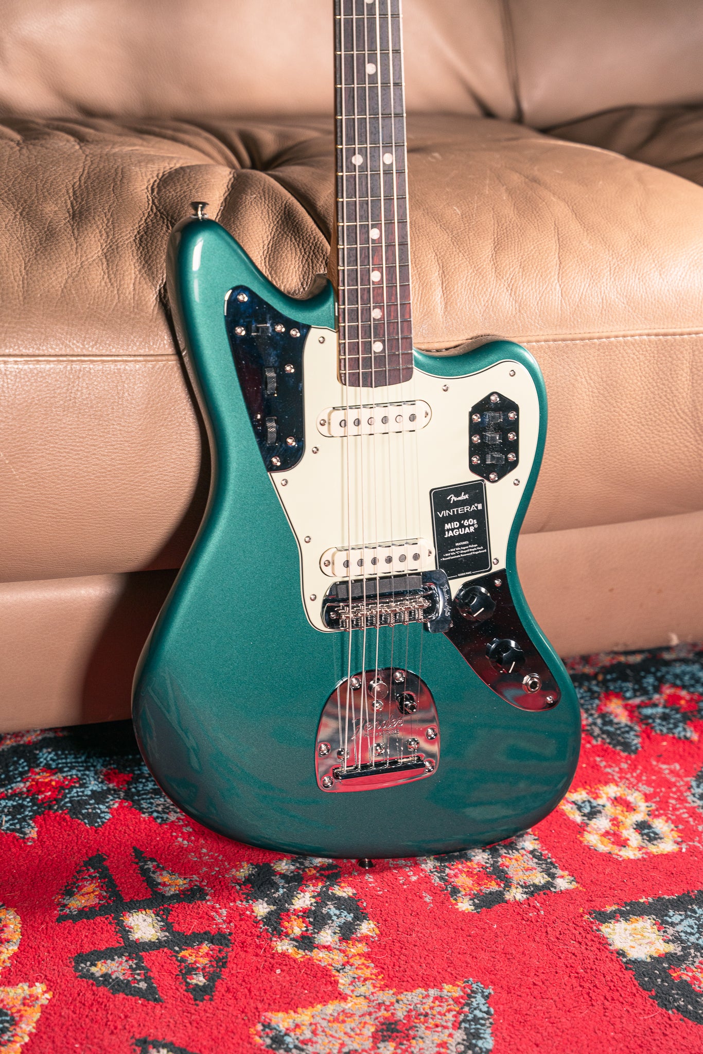 Fender Vintera III Mid '60s Jaguar in Sherwood Green Metallic