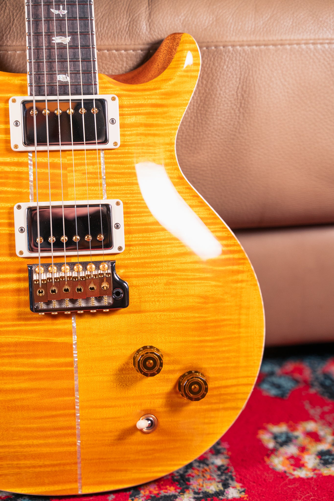 PRS Santana Retro 10-Top in Santana Yellow