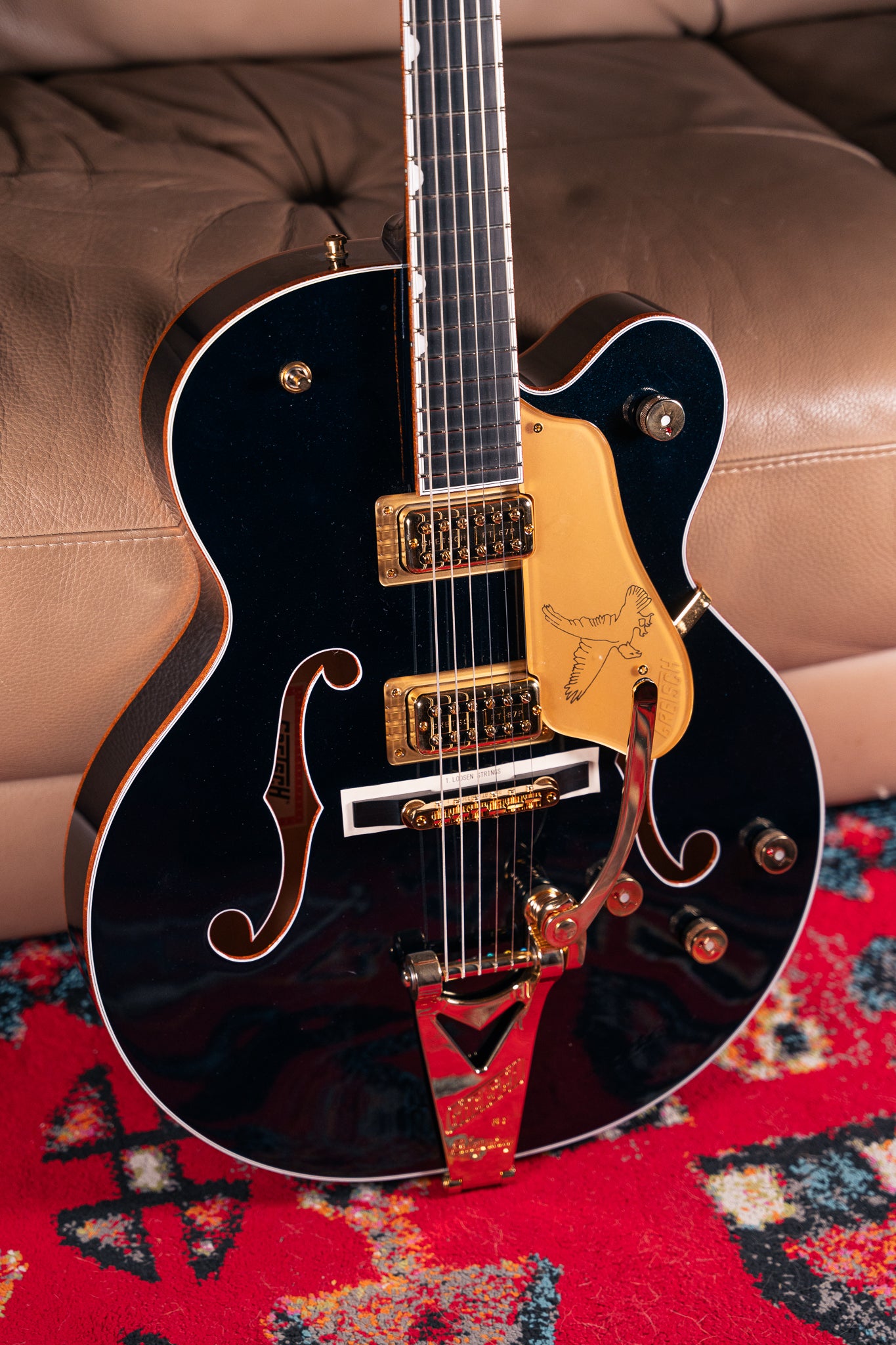 Gretsch - 2022 - G6136TG Player's Edition Falcon in Midnight Sapphire, Pre-Owned