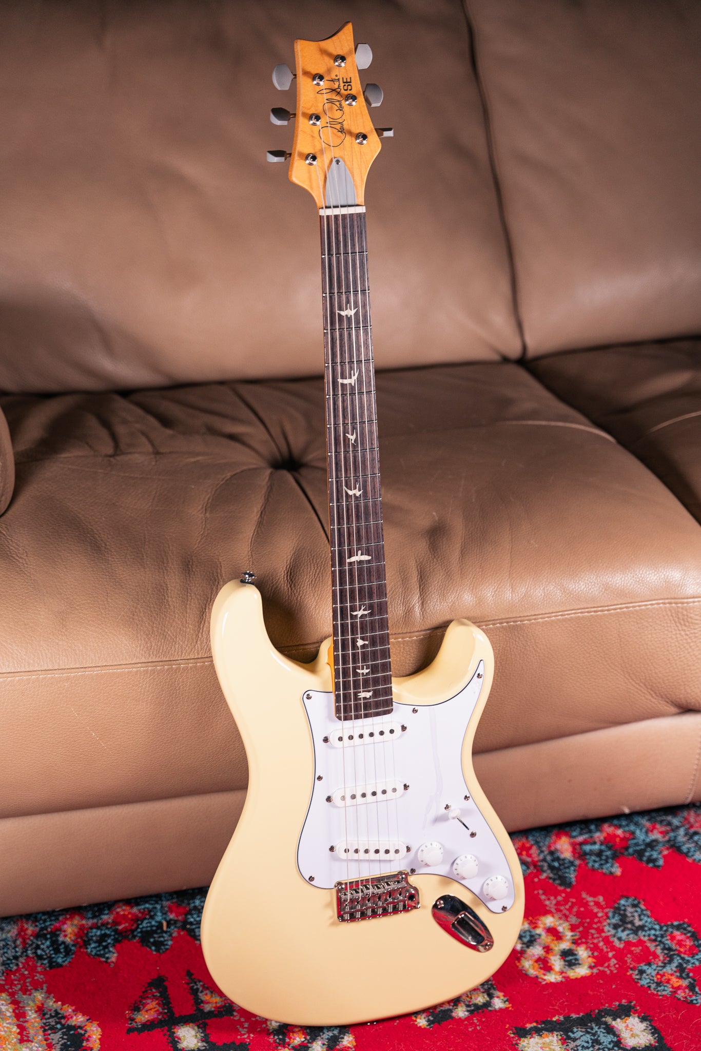 PRS SE Silver Sky in Moon White, Pre-Owned