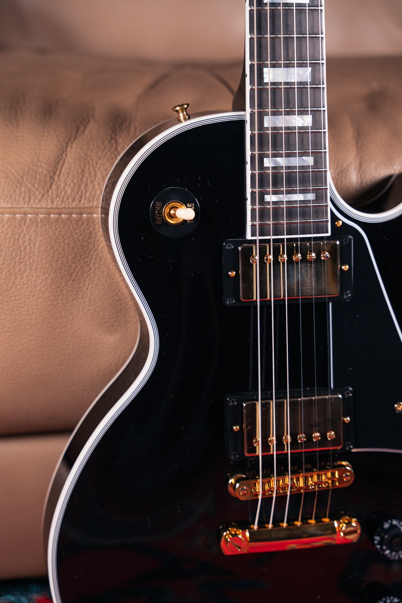 Gibson Custom Shop '57 Les Paul Custom in Ebony VOS
