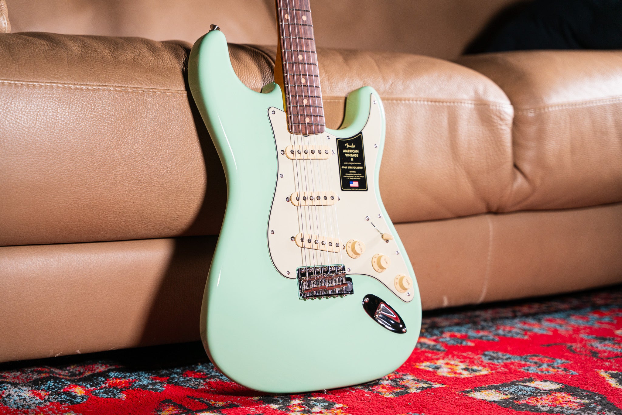 Fender AV II 61 Stratocaster Surf Green