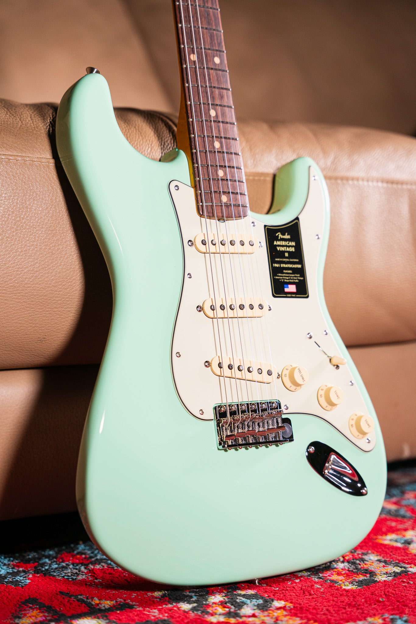 Fender AV II 61 Stratocaster Surf Green