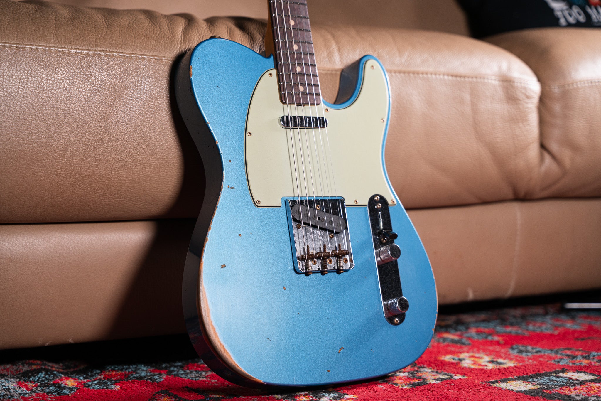 Fender Custom Shop 1963 TELECASTER® RELIC® Aged Lake Placid Blue