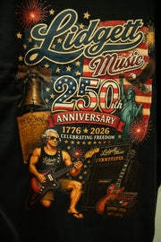 Lidgett Music Next Level 250th Anniversary T-shirt