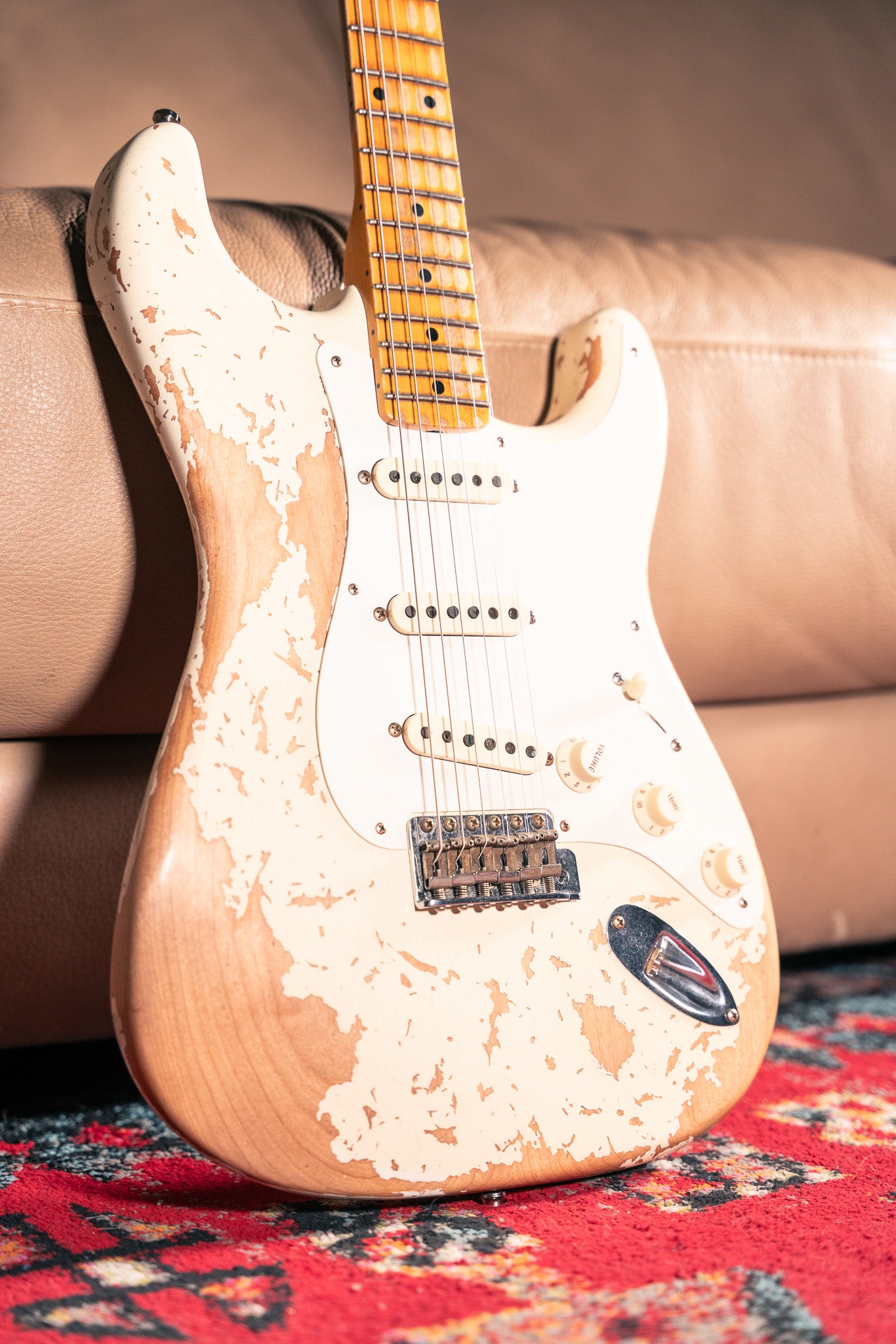 Fender Custom Shop LTD '56 Stratocaster Super Heavy Relic in Agede India Ivory Pre-owned.