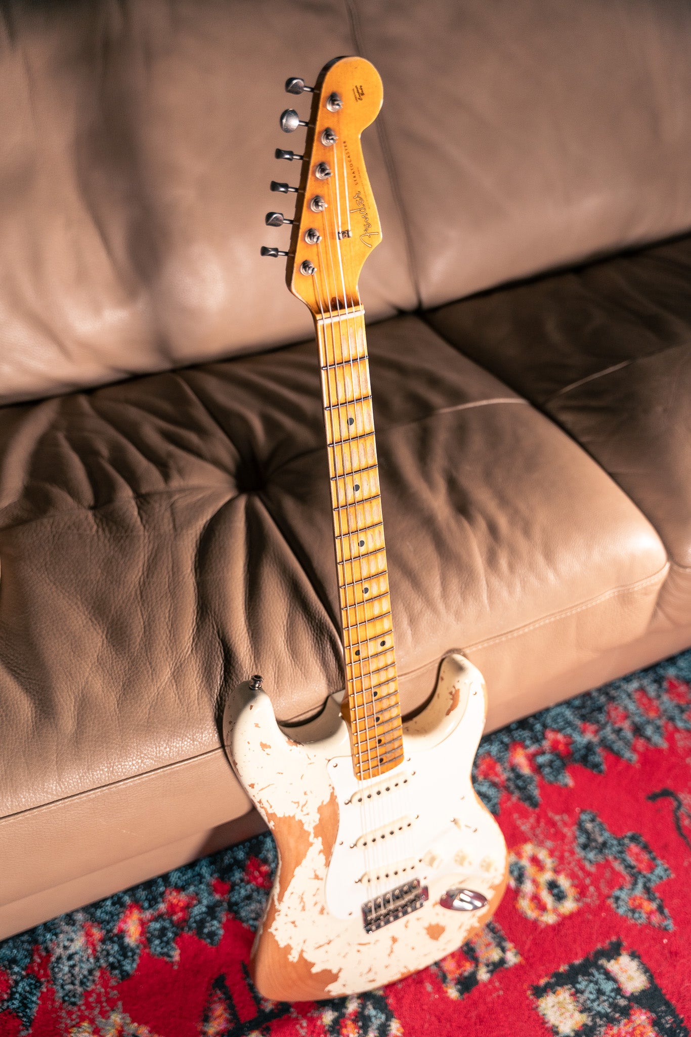 Fender Custom Shop LTD '56 Stratocaster Super Heavy Relic in Agede India Ivory Pre-owned.