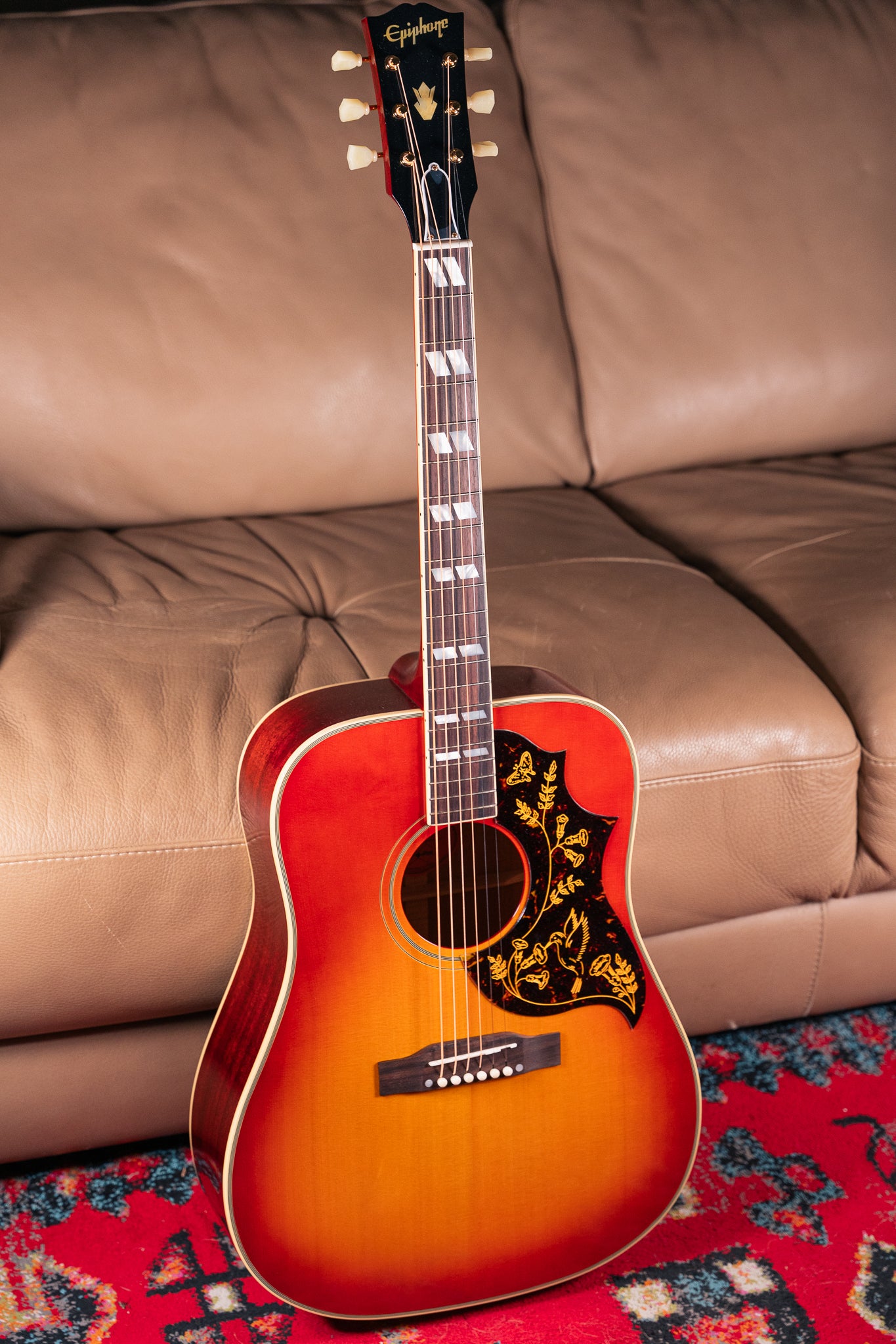 Epiphone IBGC '60 Hummingbird in Heritage Cherry Sunburst