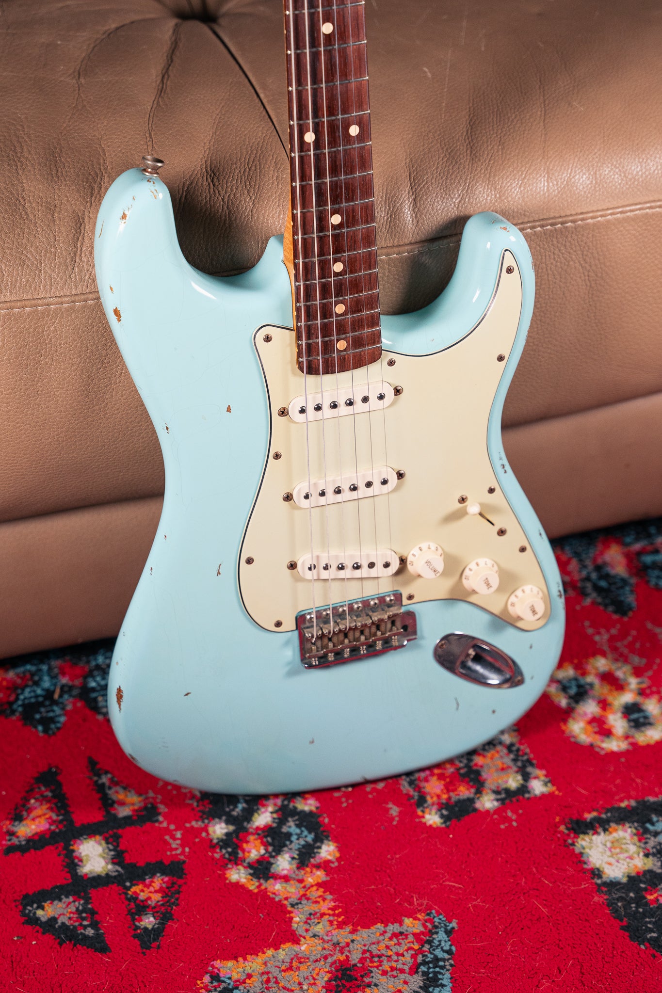 Fender Custom Shop - 2000 - '60 Stratocaster Reissue in Daphne Blue, Pre-Owned