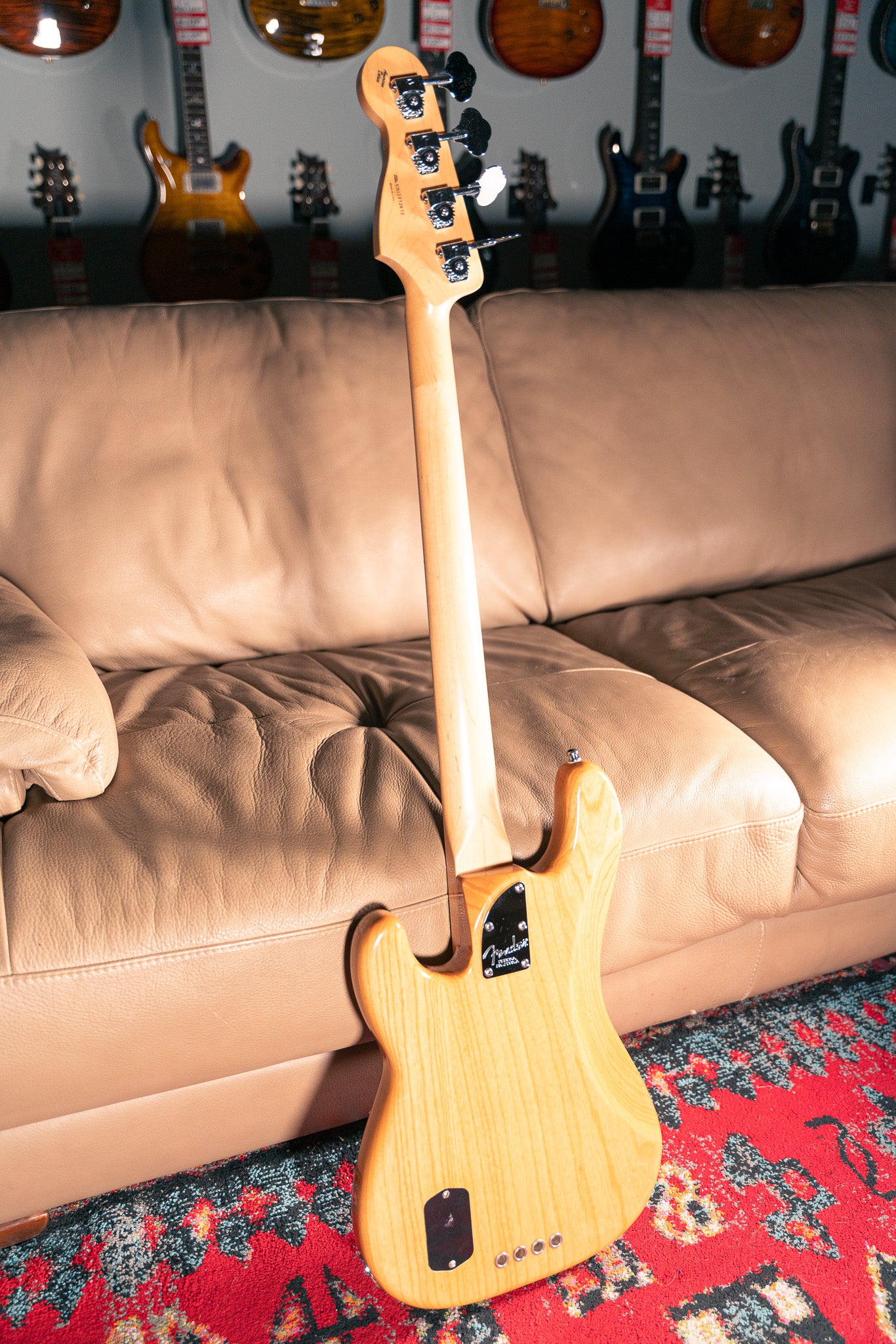 Fender American Deluxe Precision Bass MN Natural Ash Pre-Owned