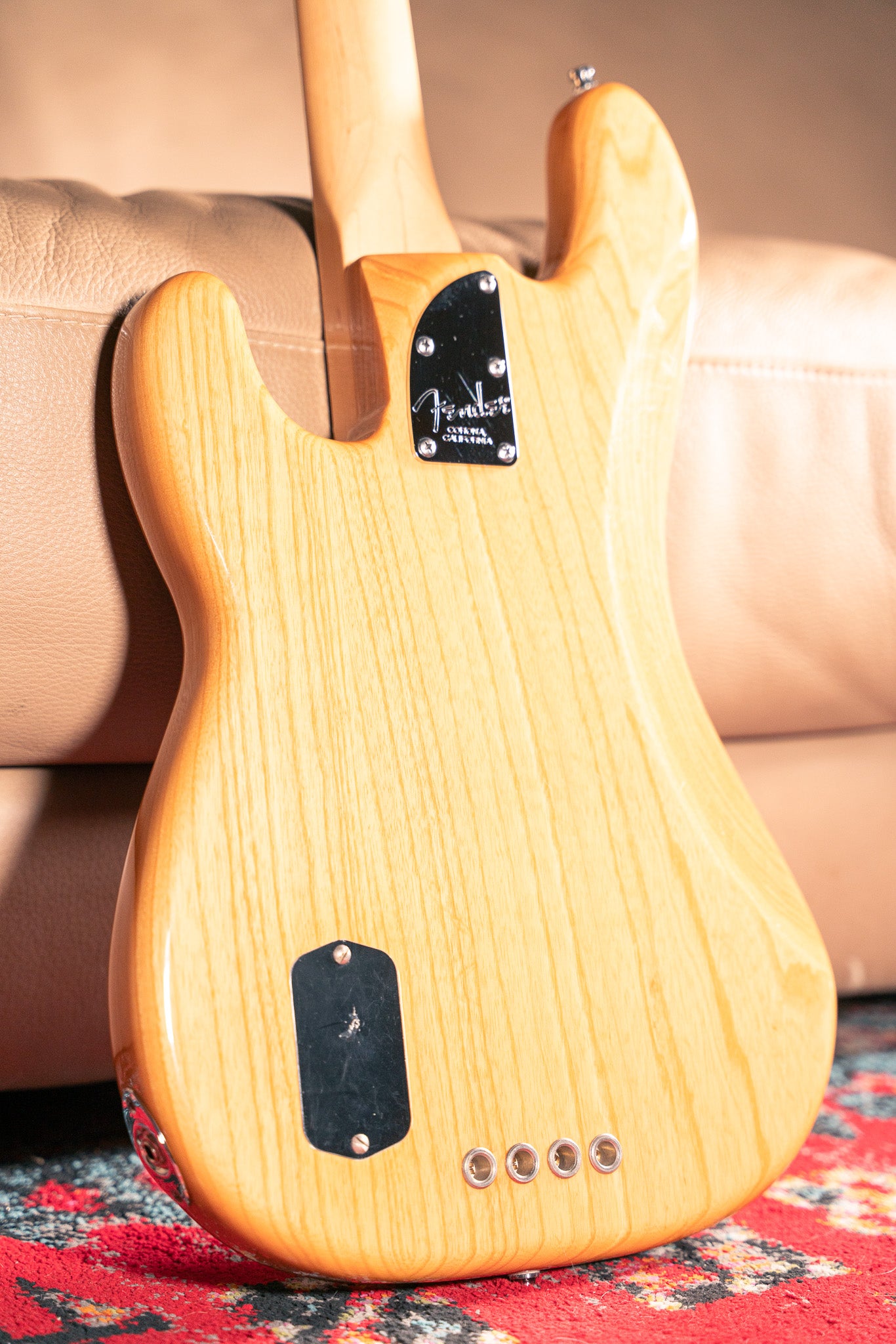Fender American Deluxe Precision Bass MN Natural Ash Pre-Owned