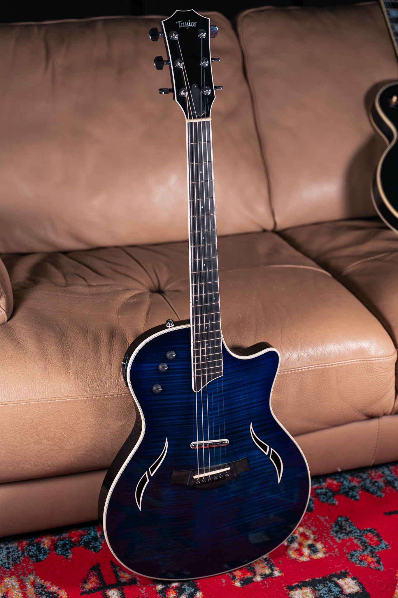 Taylor T5-S1 Flametop in Blue Edgeburst, Pre-Owned
