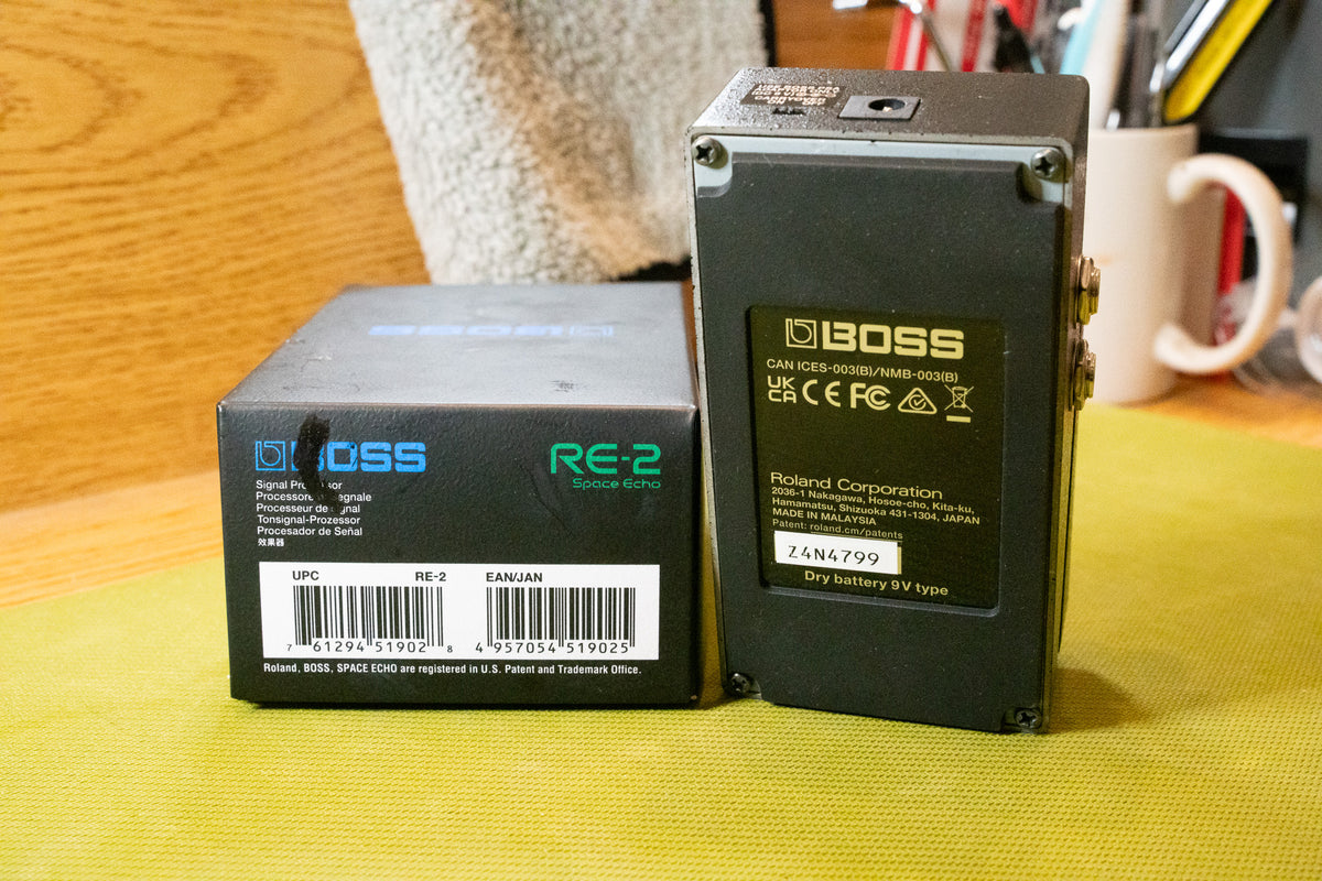 Boss RE-2 Space Echo Delay Pedal Pre-Owned