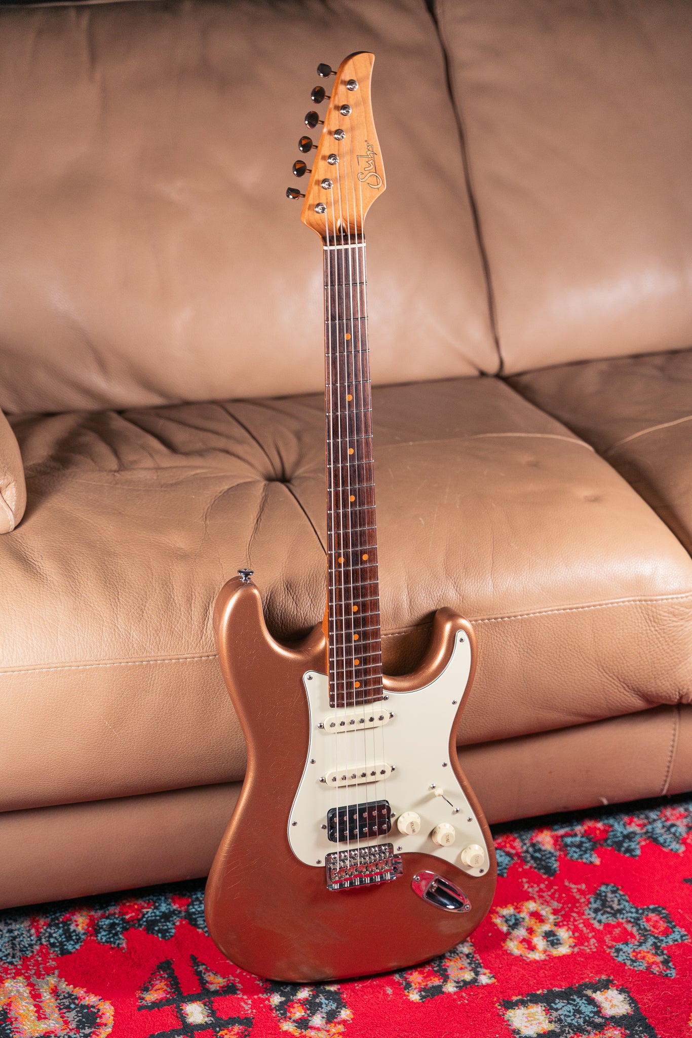 Suhr Classic S Antique in Firemist Gold, Pre-Owned