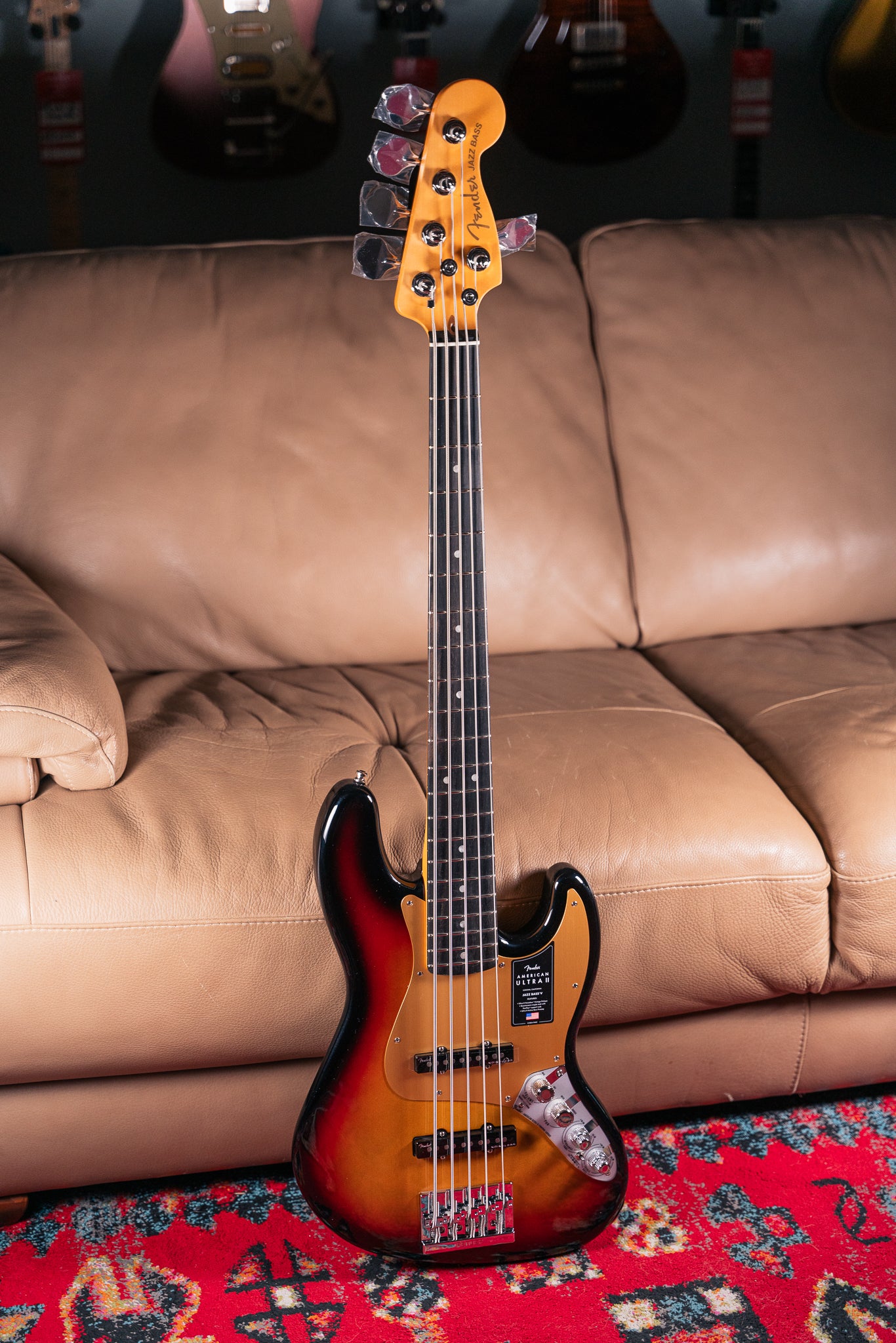 Fender American Ultra II Jazz Bass V in Ultraburst