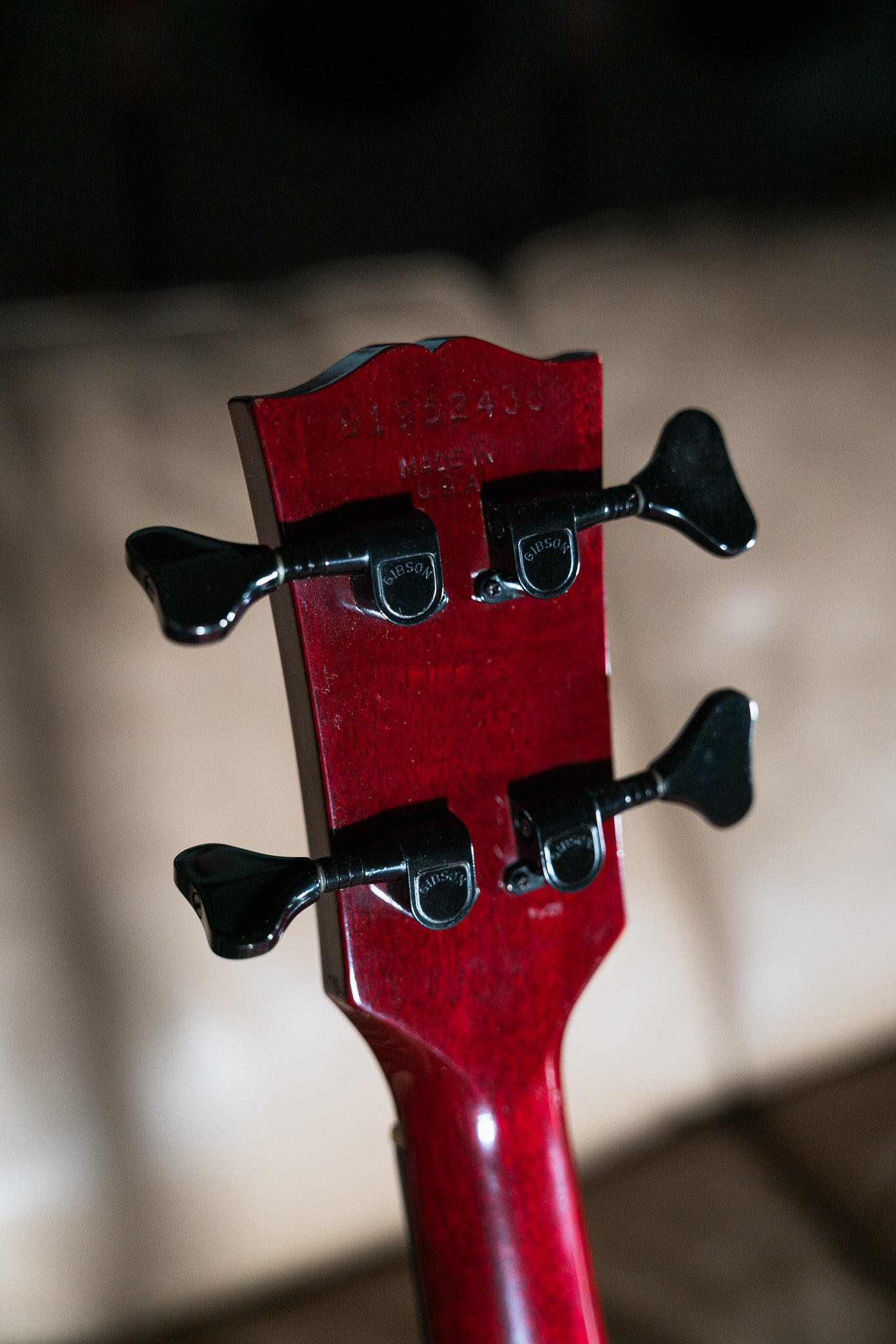 Gibson LPB-1 1992 Red Pre-Owned