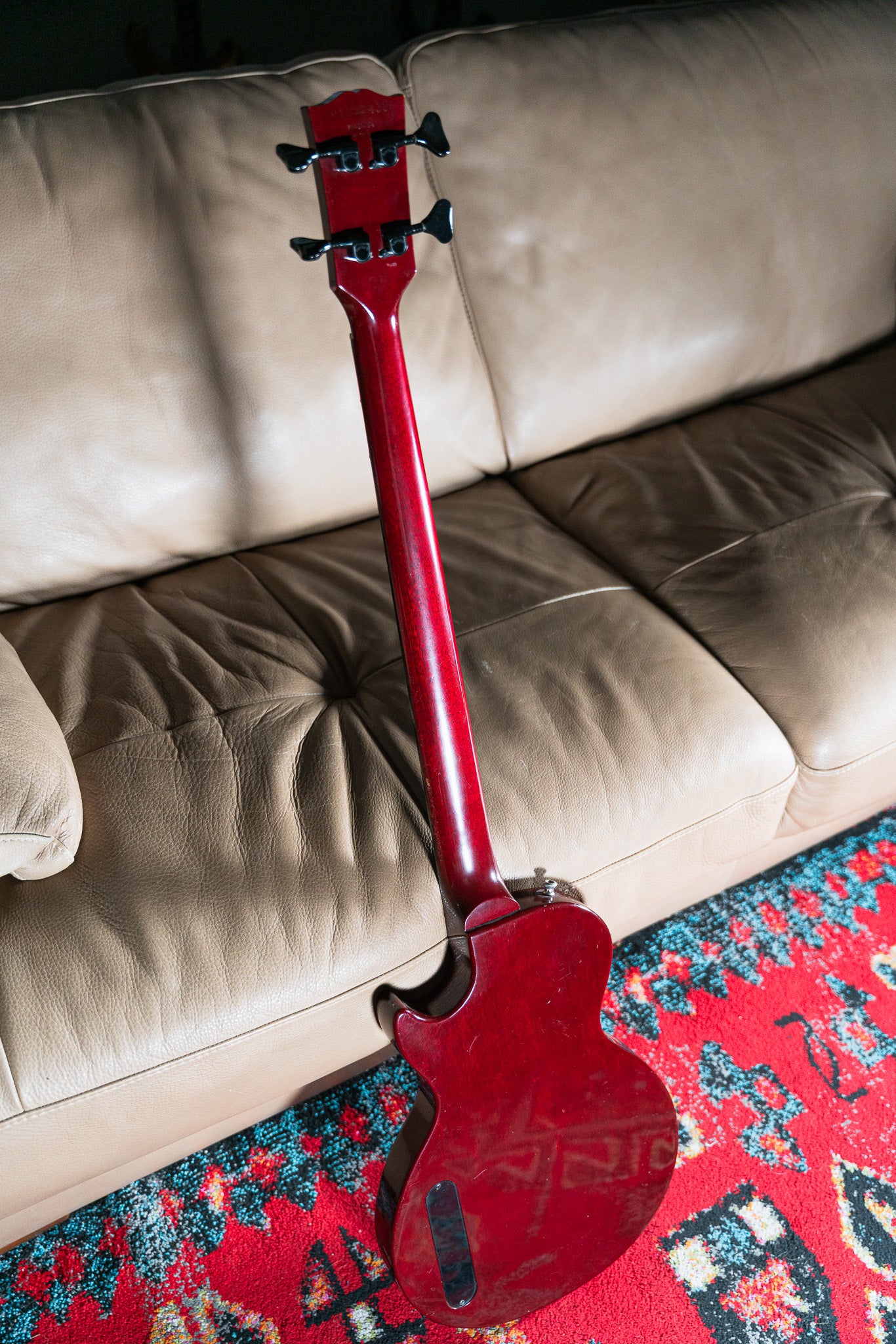 Gibson LPB-1 1992 Red Pre-Owned