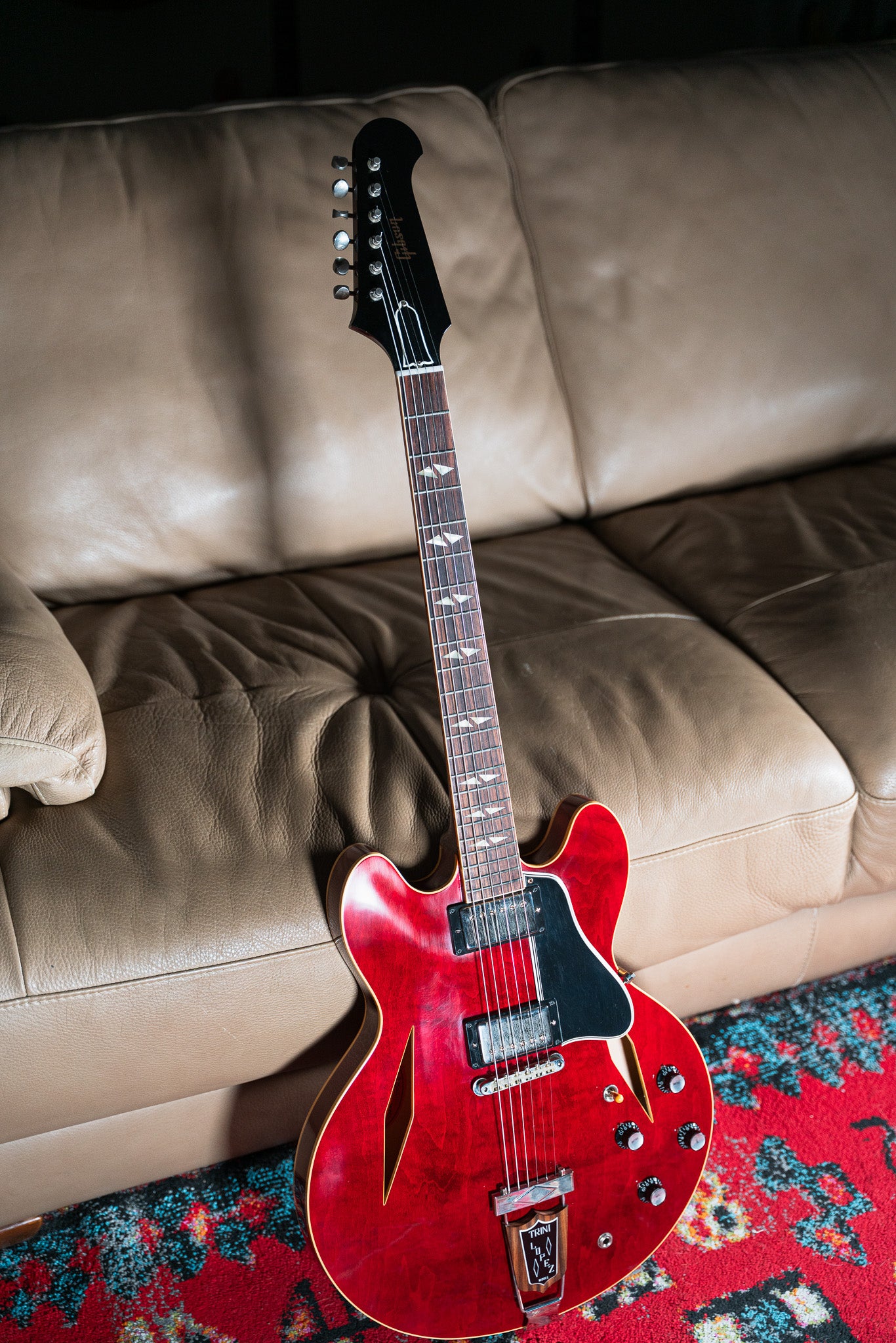 Gibson Custom 1964 Trini Lopez Standard Reissue VOS Semi-Hollow Electric Guitar Sixties Cherry