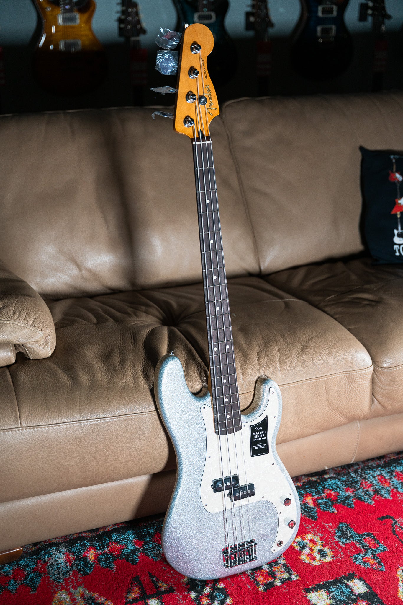 Fender 75th Anniversary Player II Sparkle Precision Bass, Rosewood Fingerboard