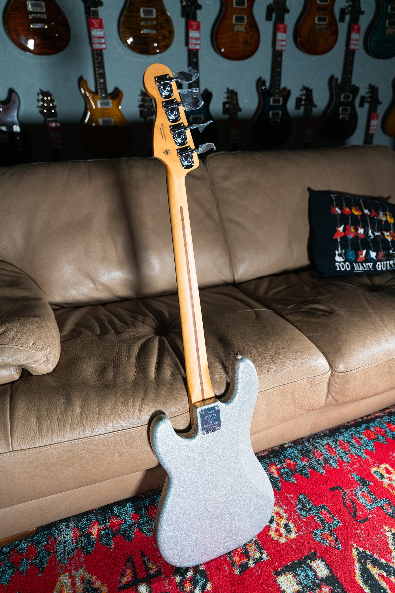 Fender 75th Anniversary Player II Sparkle Precision Bass, Rosewood Fingerboard