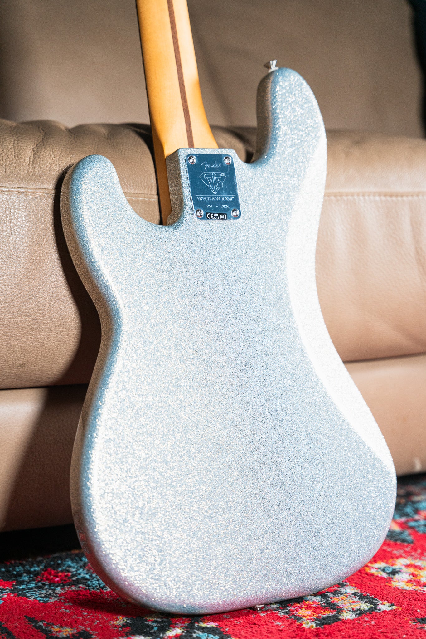 Fender 75th Anniversary Player II Sparkle Precision Bass, Rosewood Fingerboard