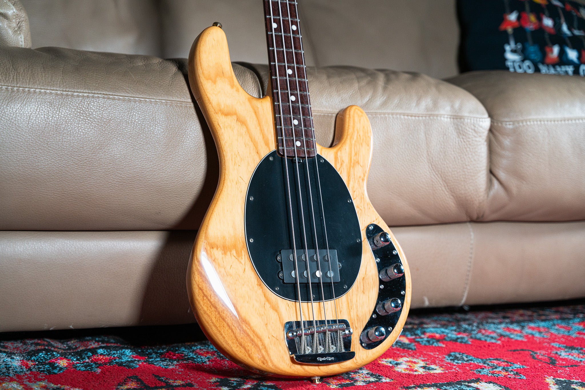 Ernie Ball Music Man StingRay Bass Natural Pre-Owned.