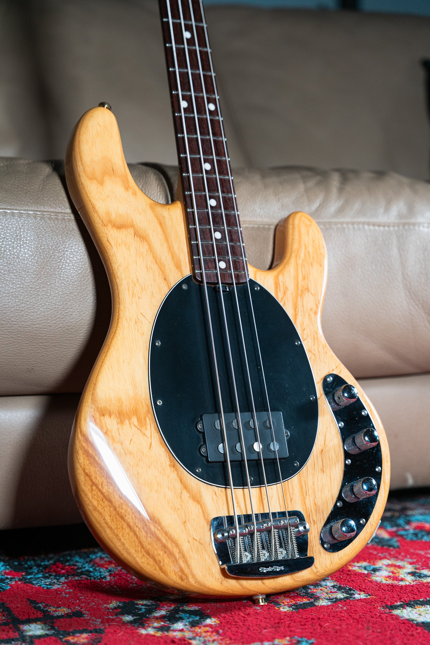 Ernie Ball Music Man StingRay Bass Natural Pre-Owned.