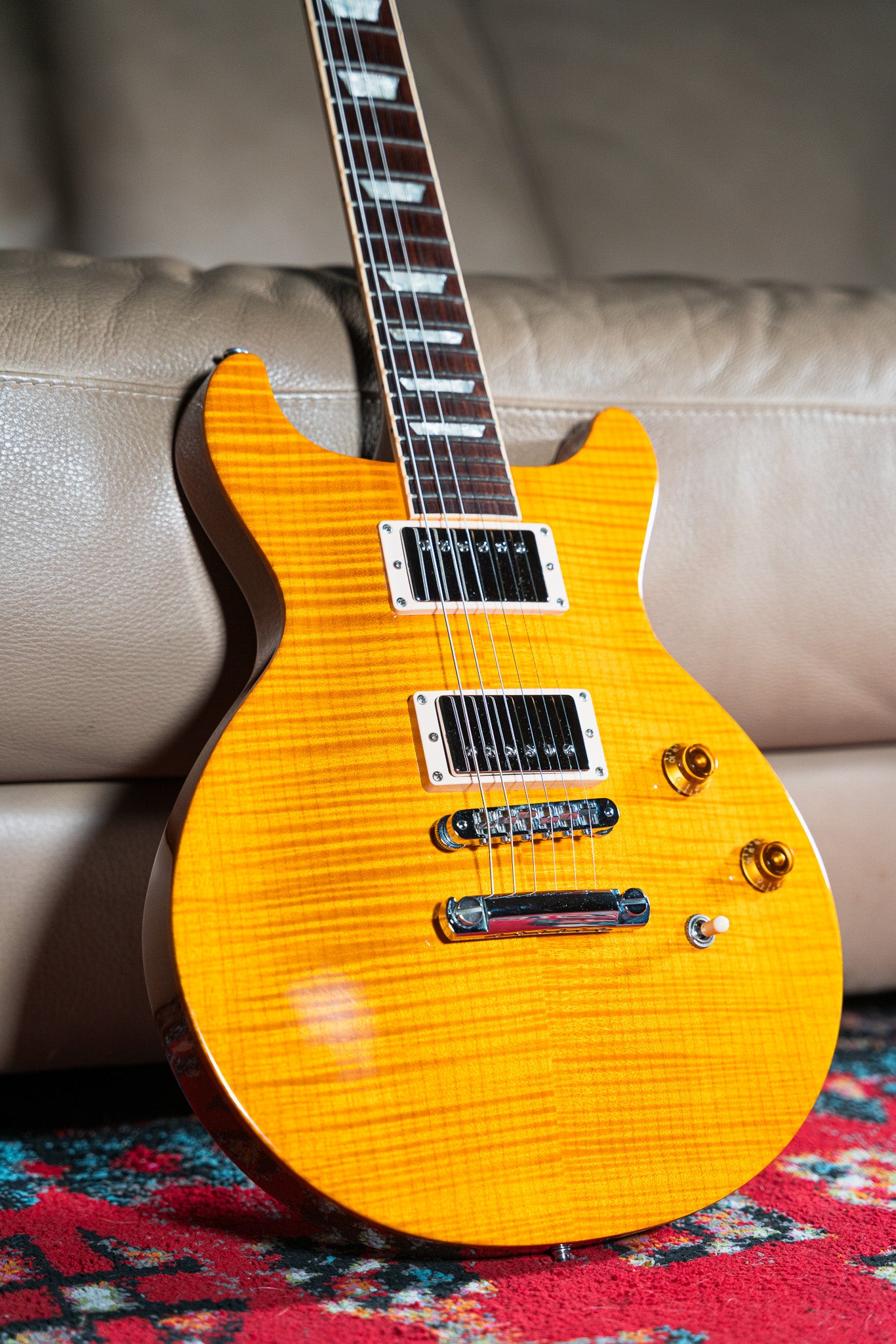 Gibson LP Double Cut TransAmber Pre-Owned 1998