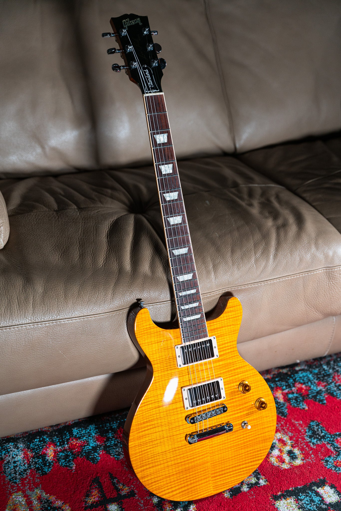 Gibson LP Double Cut TransAmber Pre-Owned 1998