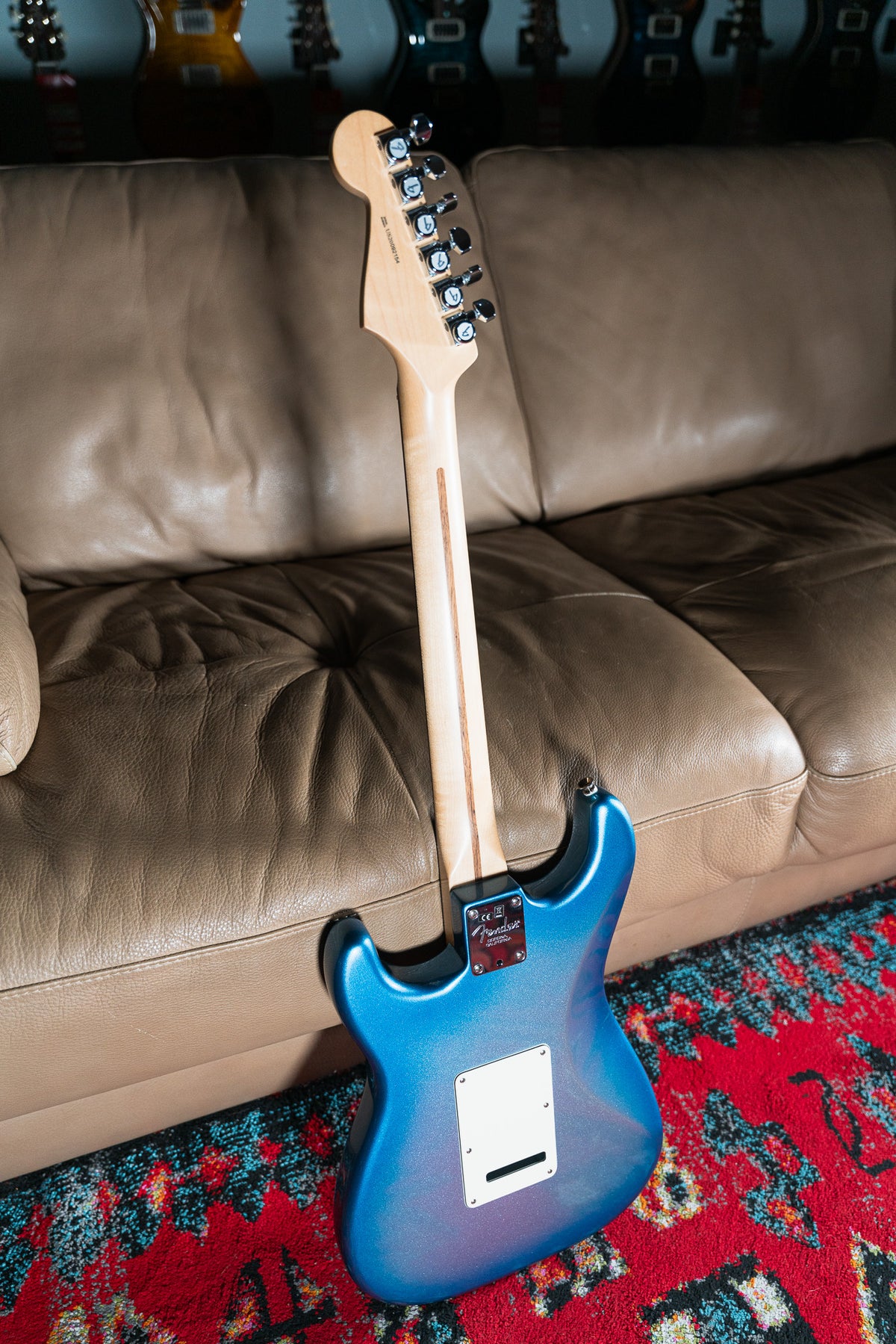 Fender Limited Edition American Showcase Stratocaster HSS  Sky Burst Metallic Pre-Ownded