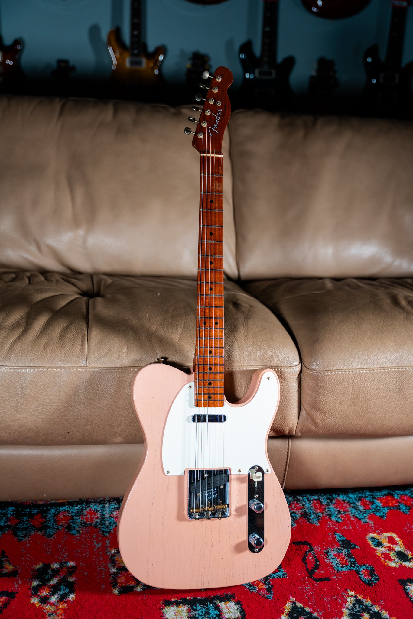 Fender Custom Shop Limited Edition Roasted Reverse '50s Telecaster® Journeyman Relic® in Shell Pink Pre-Owned