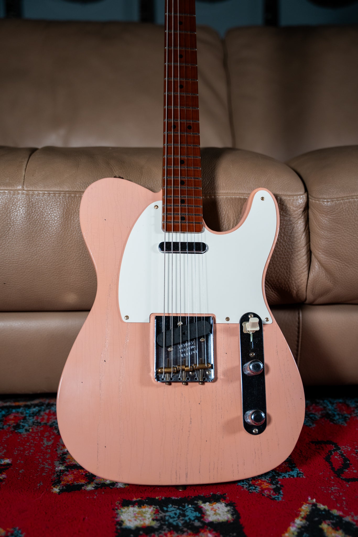 Fender Custom Shop Limited Edition Roasted Reverse '50s Telecaster® Journeyman Relic® in Shell Pink Pre-Owned