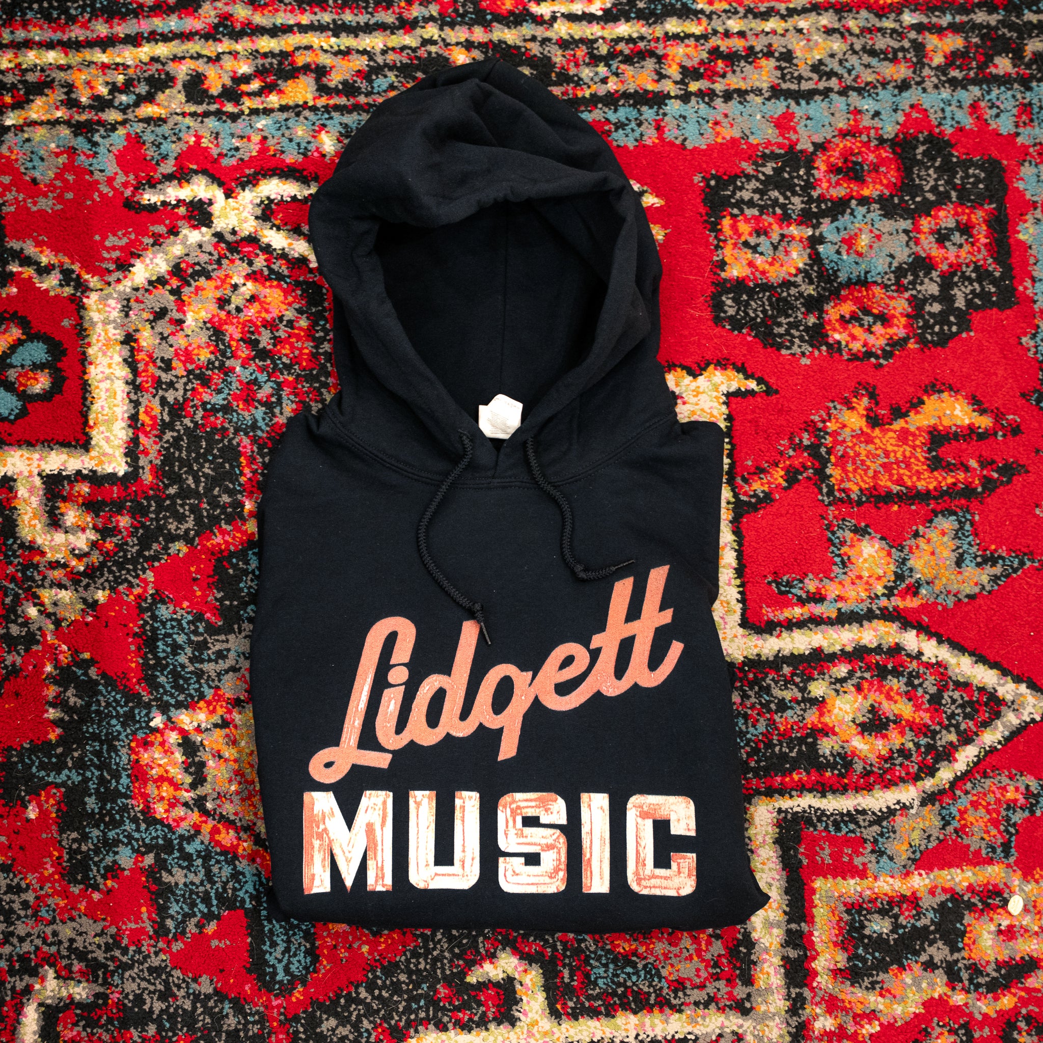 Lidgett Music Original Logo Hooded Sweatshirt - Black