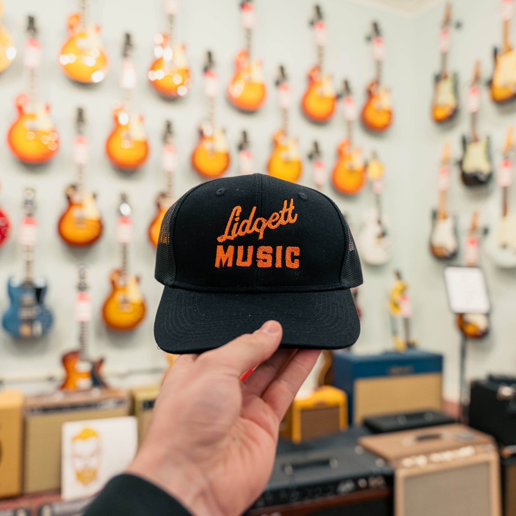 Lidgett Music Trucker Hat Original Logo Black