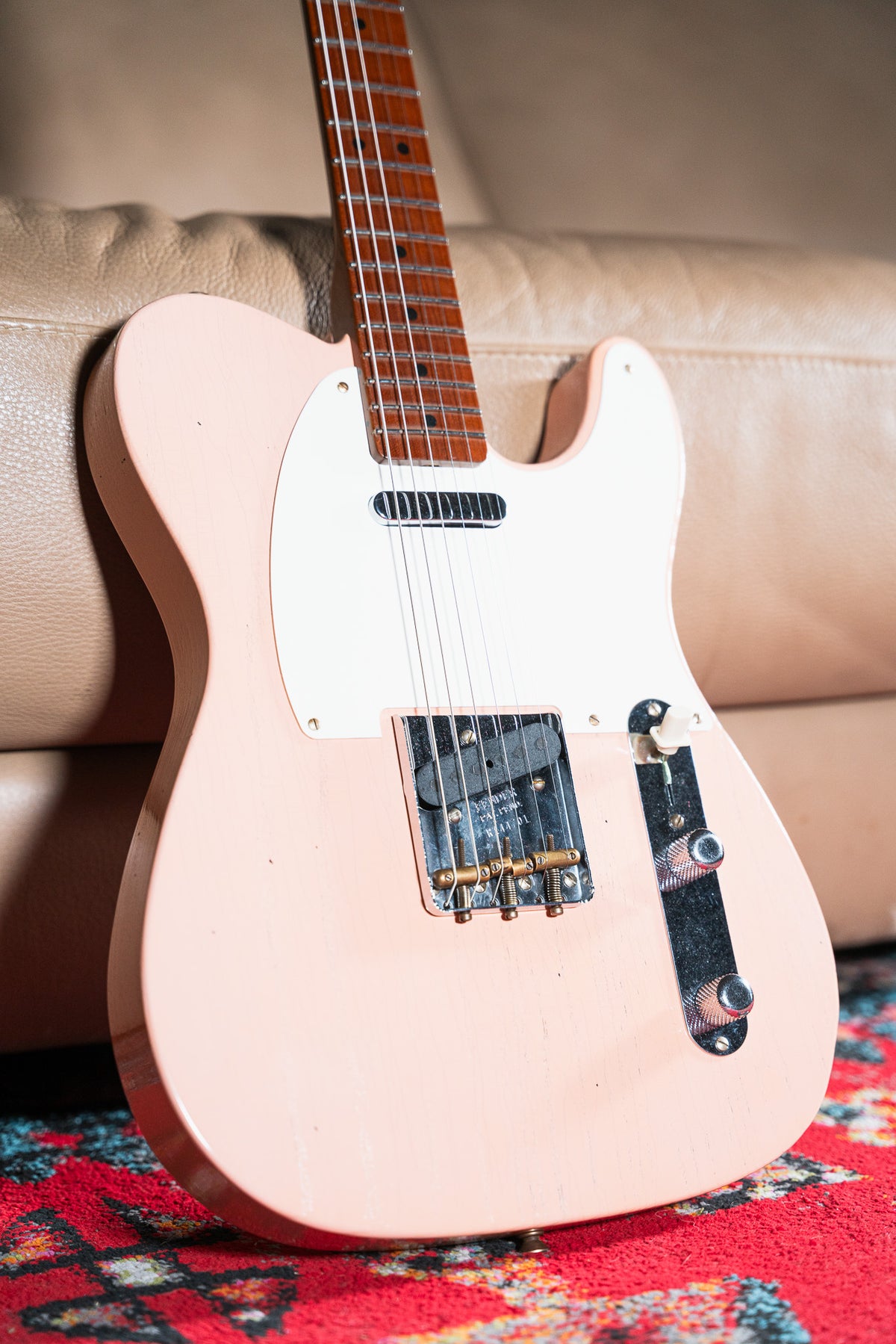 Fender Custom Shop Limited Edition Roasted Reverse '50s Telecaster® Journeyman Relic® in Shell Pink Pre-Owned