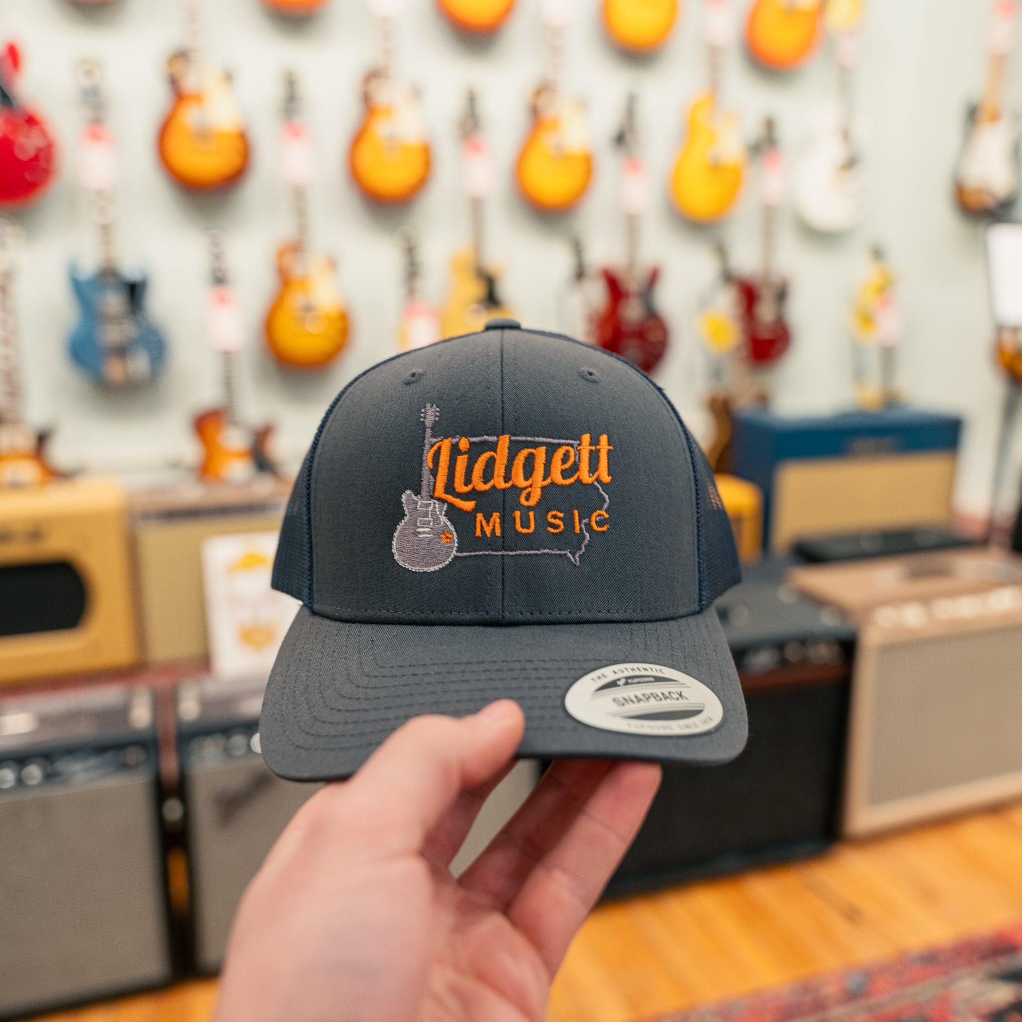Lidgett Music Trucker Hat State Logo