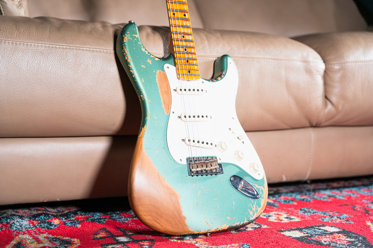 Fender Custom Shop LTD 56 Stratocaster Super Heavy Relic in Sherwood Metallic  Pre-Owned