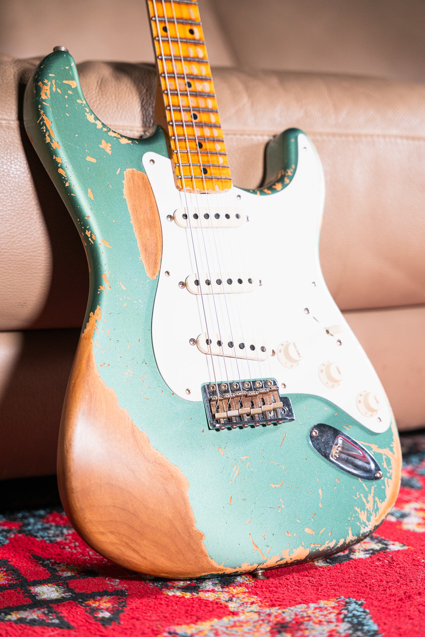 Fender Custom Shop LTD 56 Stratocaster Super Heavy Relic in Sherwood Metallic  Pre-Owned