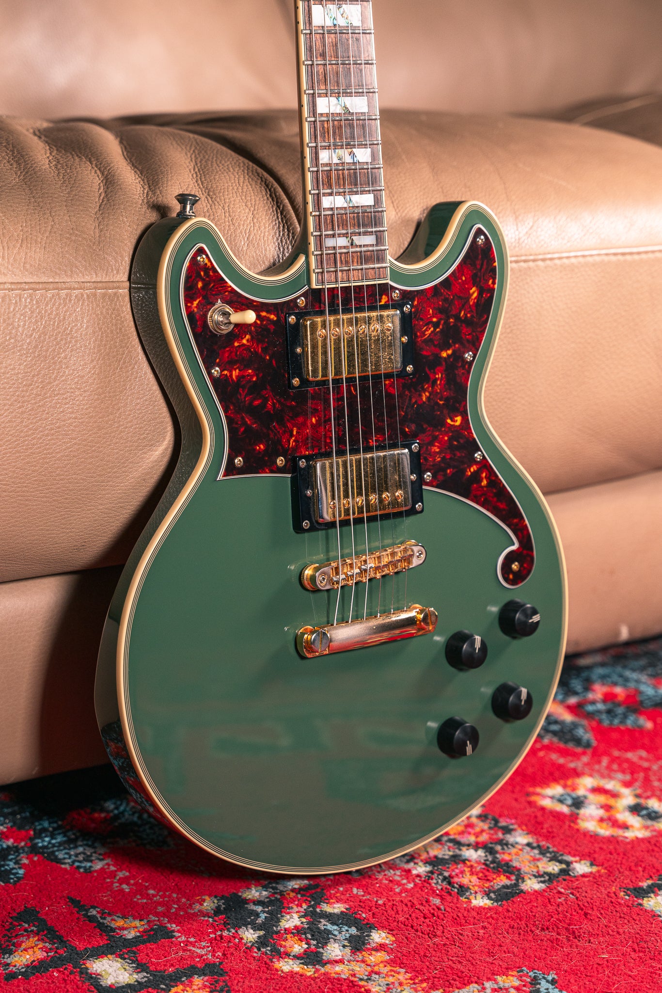 D'Angelico Deluxe Brighton in Hunter Green, Pre-Owned