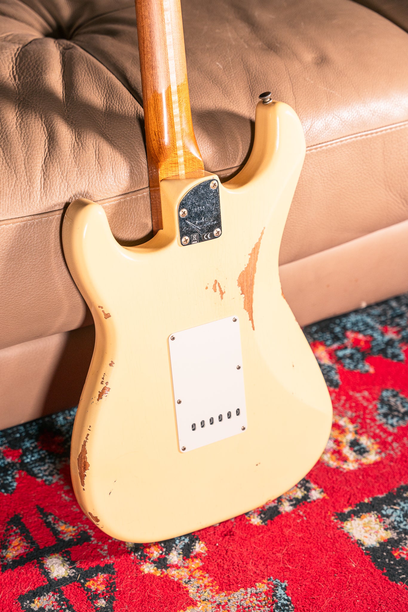Fender Custom Shop Empire Custom '59 Transition Stratocaster Relic in Aged Vintage White, Pre-Owned